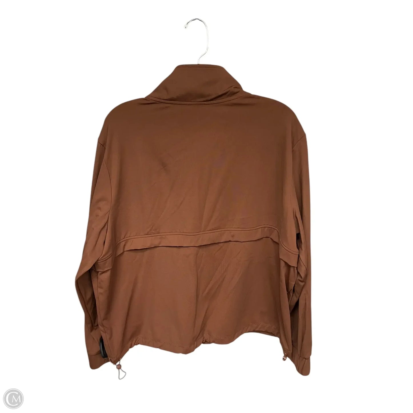 Athletic Jacket By Members Mark In Brown, Size: L