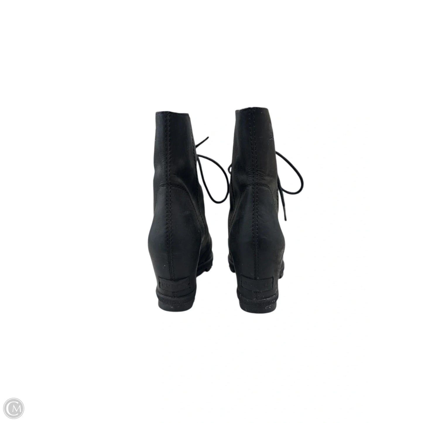 Boots Ankle Heels By Sorel In Black, Size: 9.5