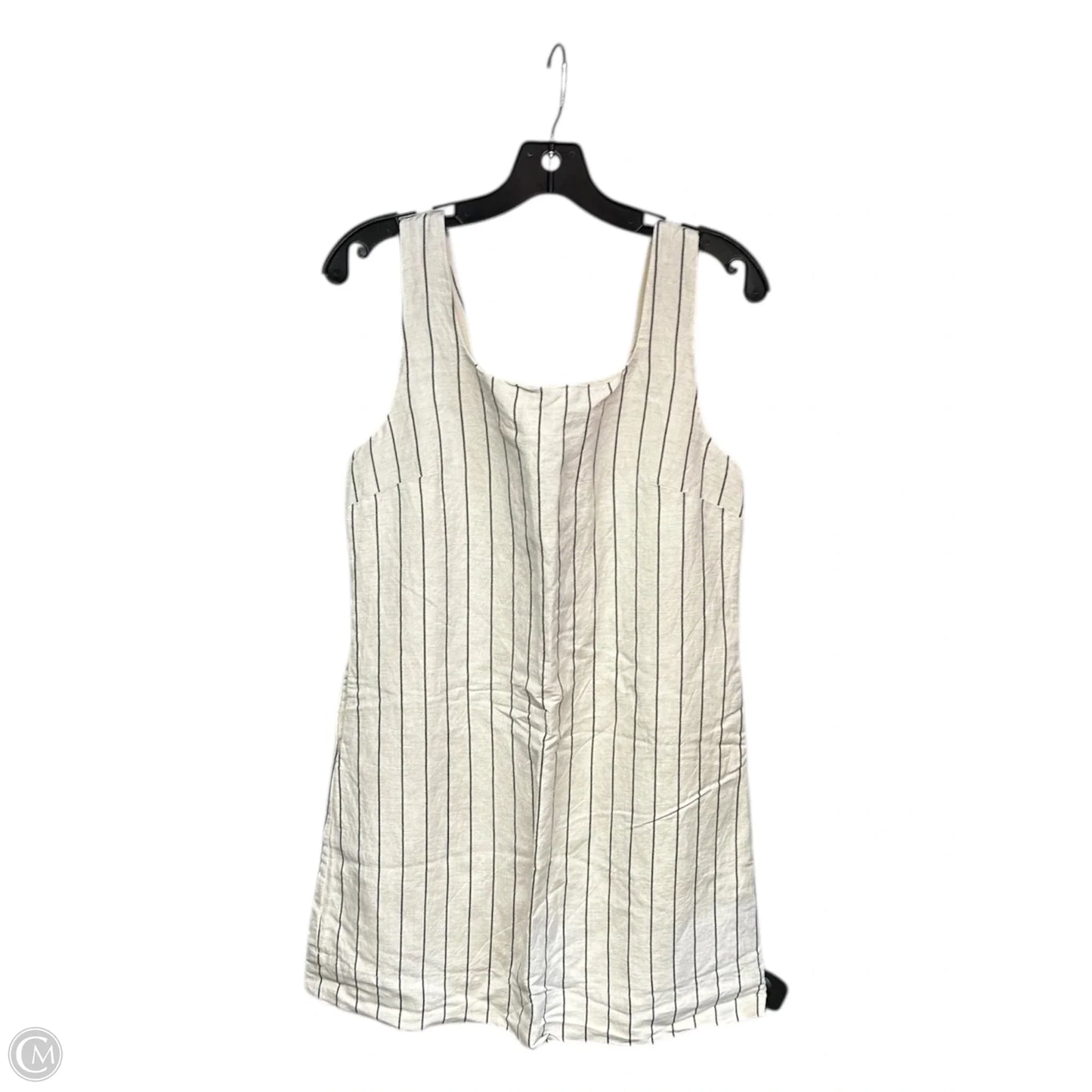 Dress Casual Short By Evereve In Cream & Grey, Size: S
