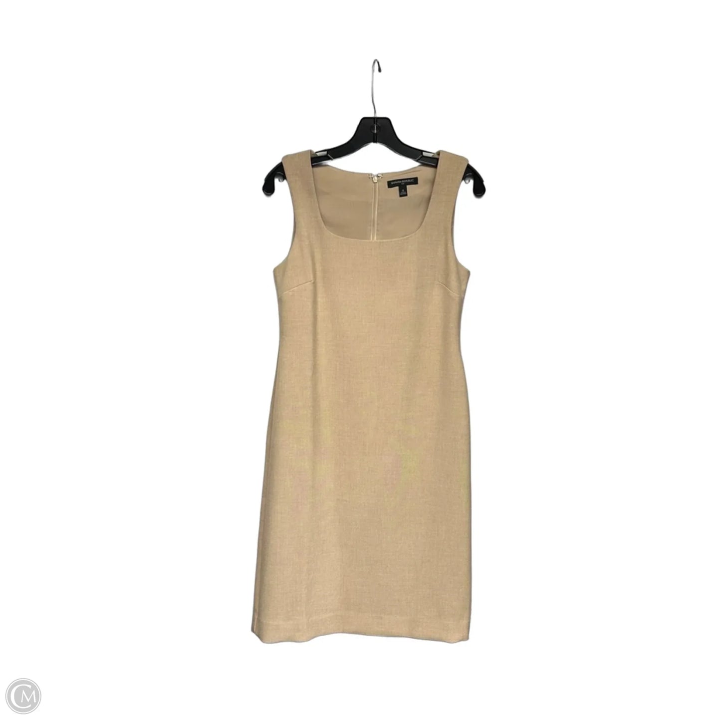 Dress Work By Banana Republic In Tan, Size: 2