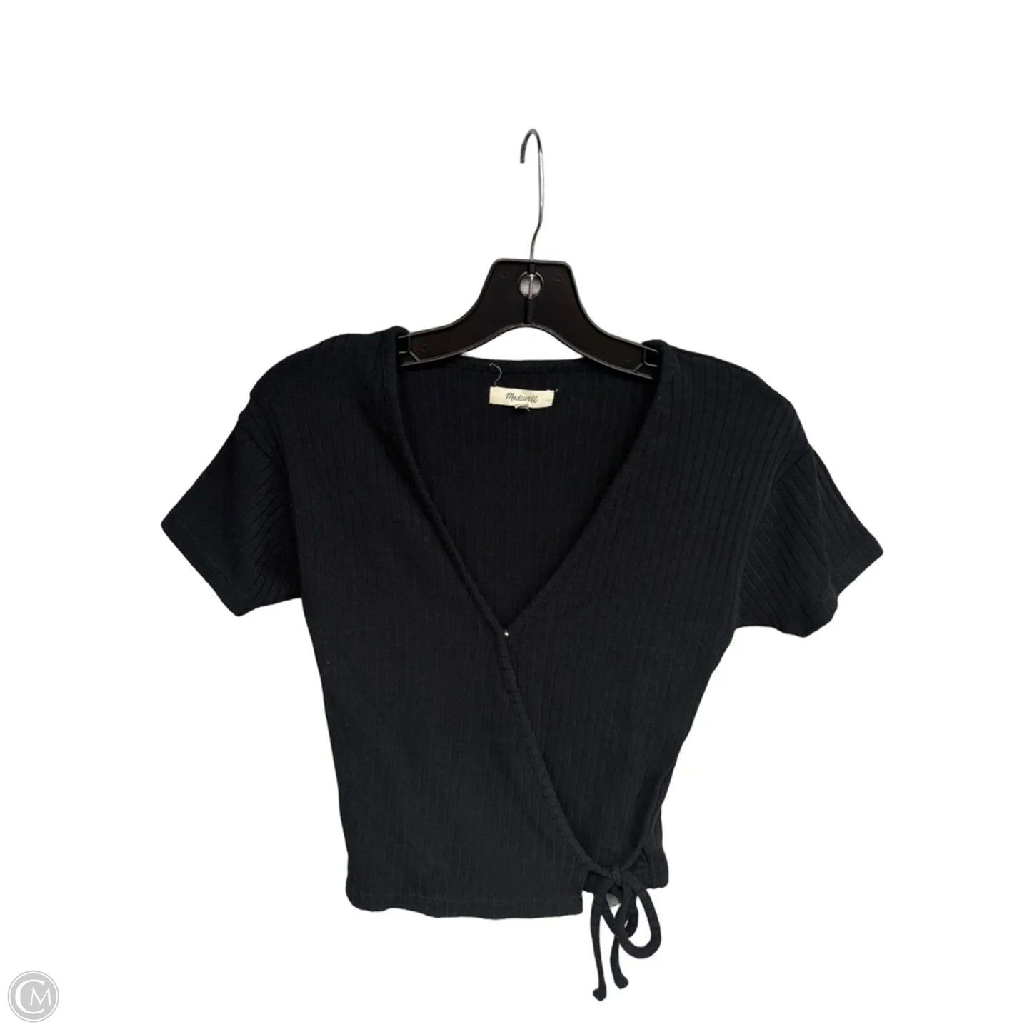 Top Short Sleeve By Madewell In Black, Size: Xs