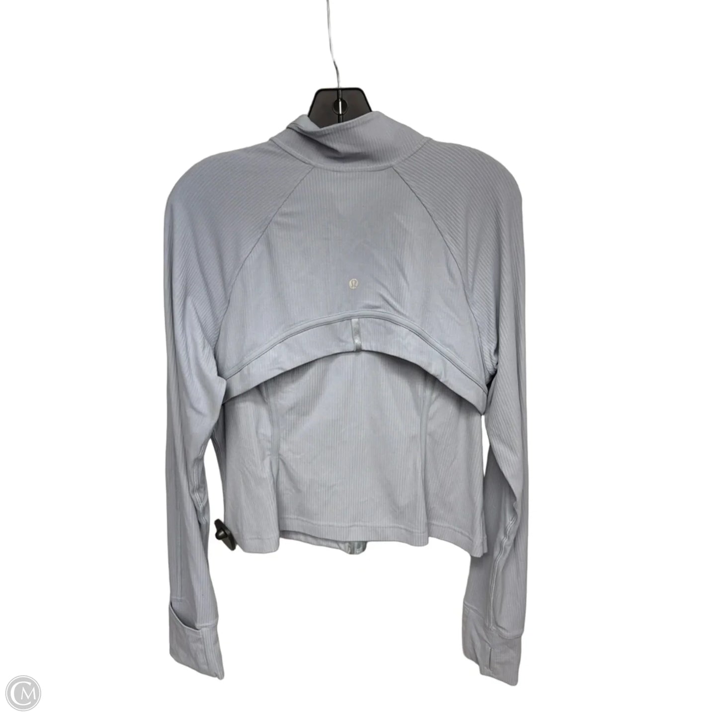 Athletic Jacket By Lululemon In Blue, Size: 14