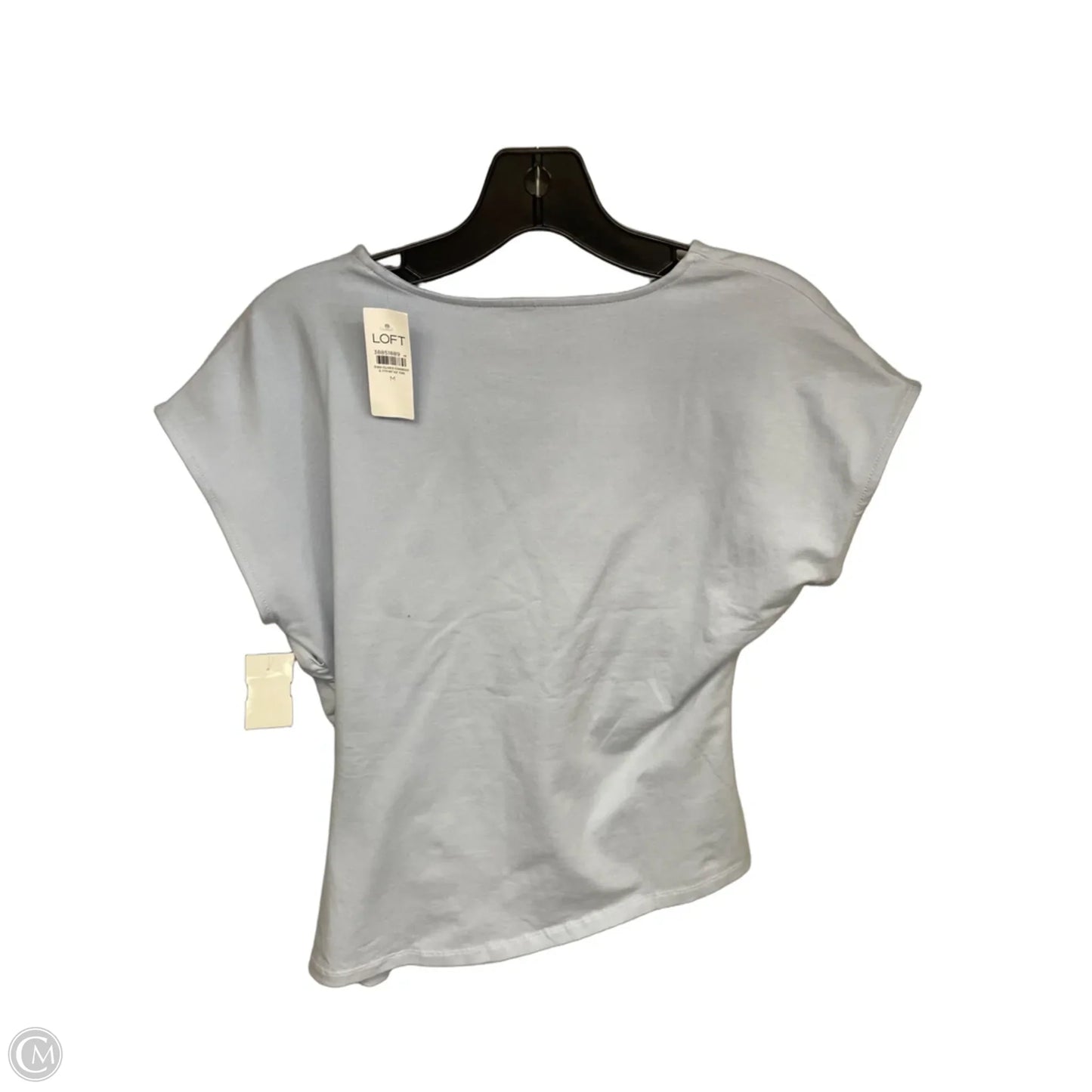 Top Short Sleeve Basic By Loft In Blue, Size: M