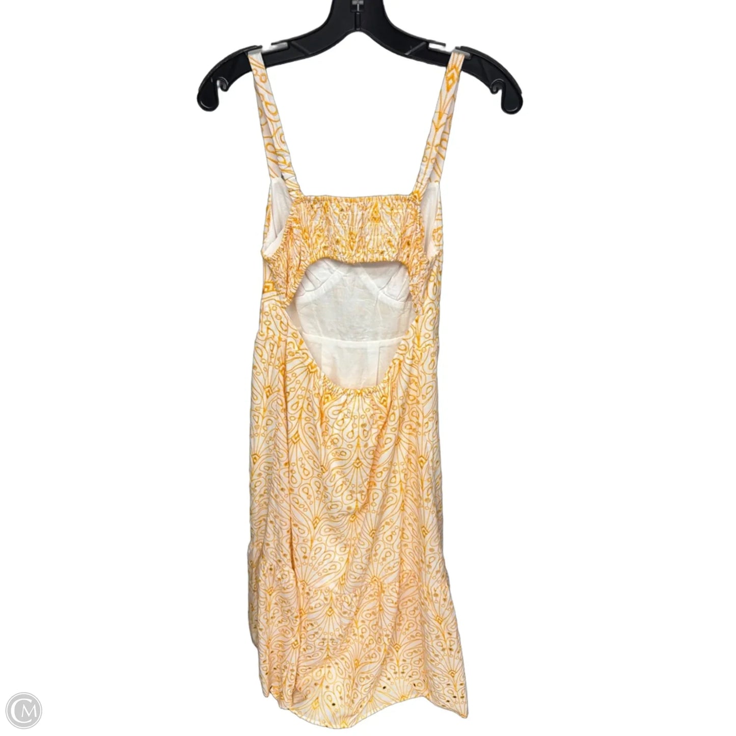 Dress Casual Maxi By Loft In Orange & White, Size: 8p