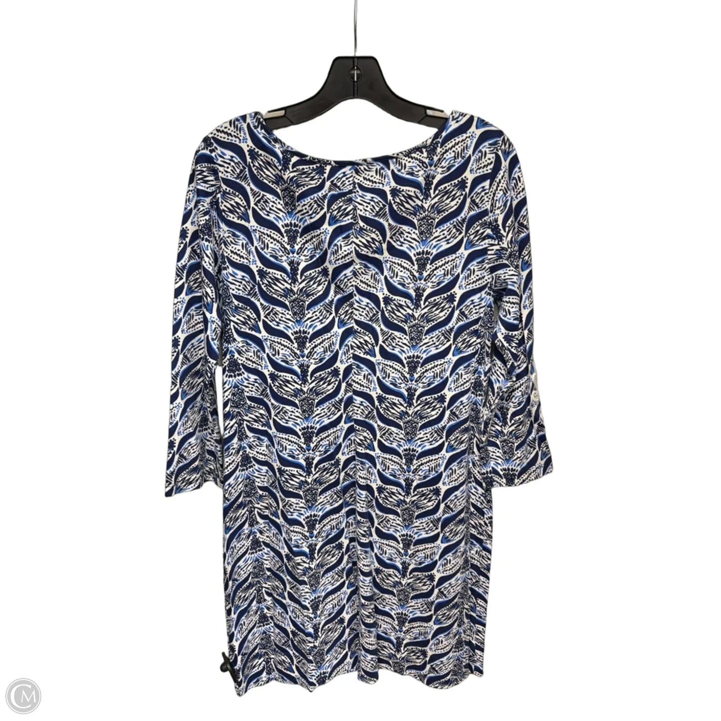 Dress Casual Short By Lilly Pulitzer In Blue & White, Size: M