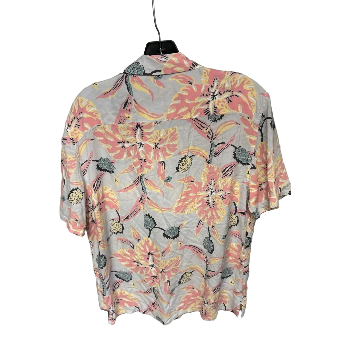 Top Short Sleeve Designer By All Saints In Floral Print, Size: M