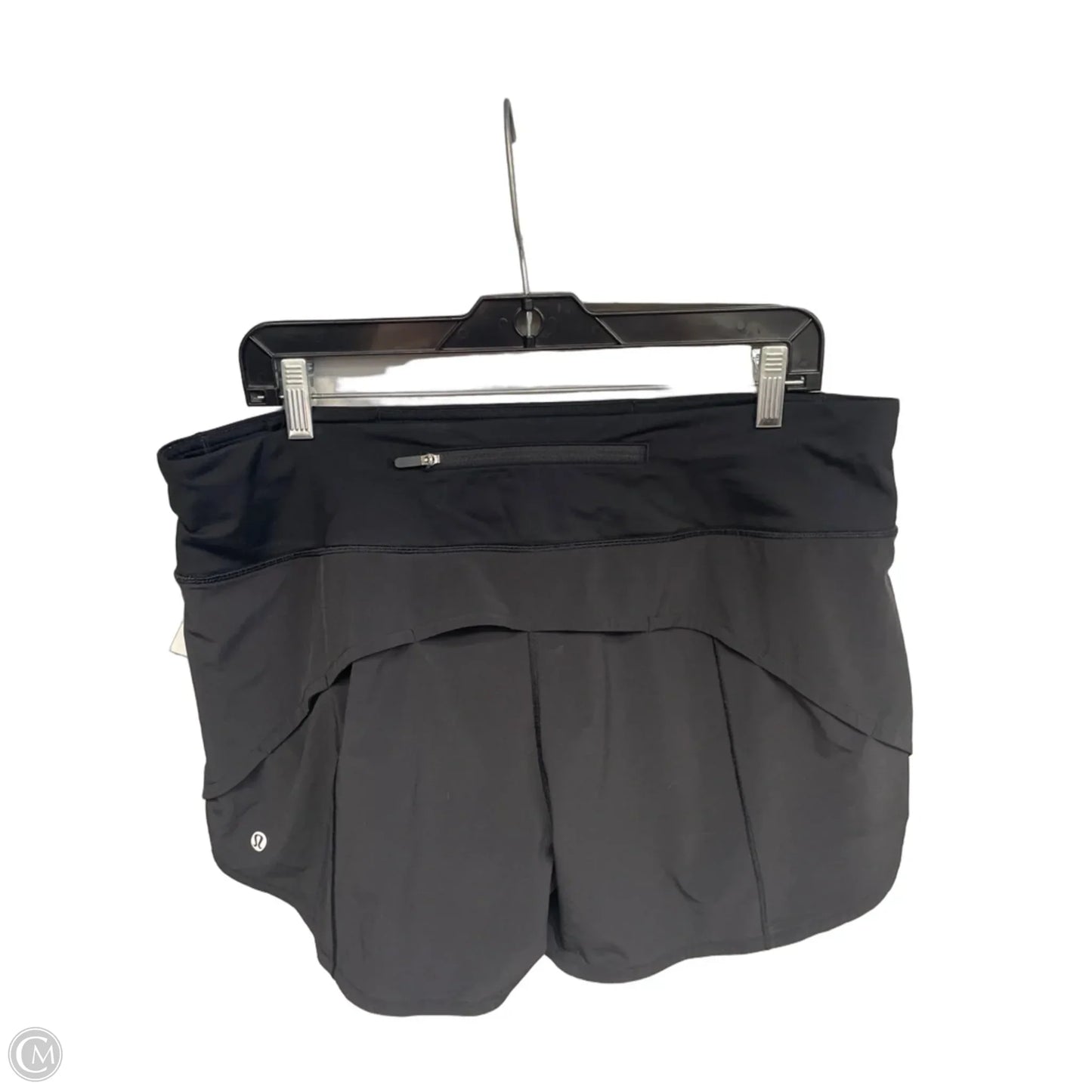 Athletic Shorts By Lululemon In Black, Size: 12l
