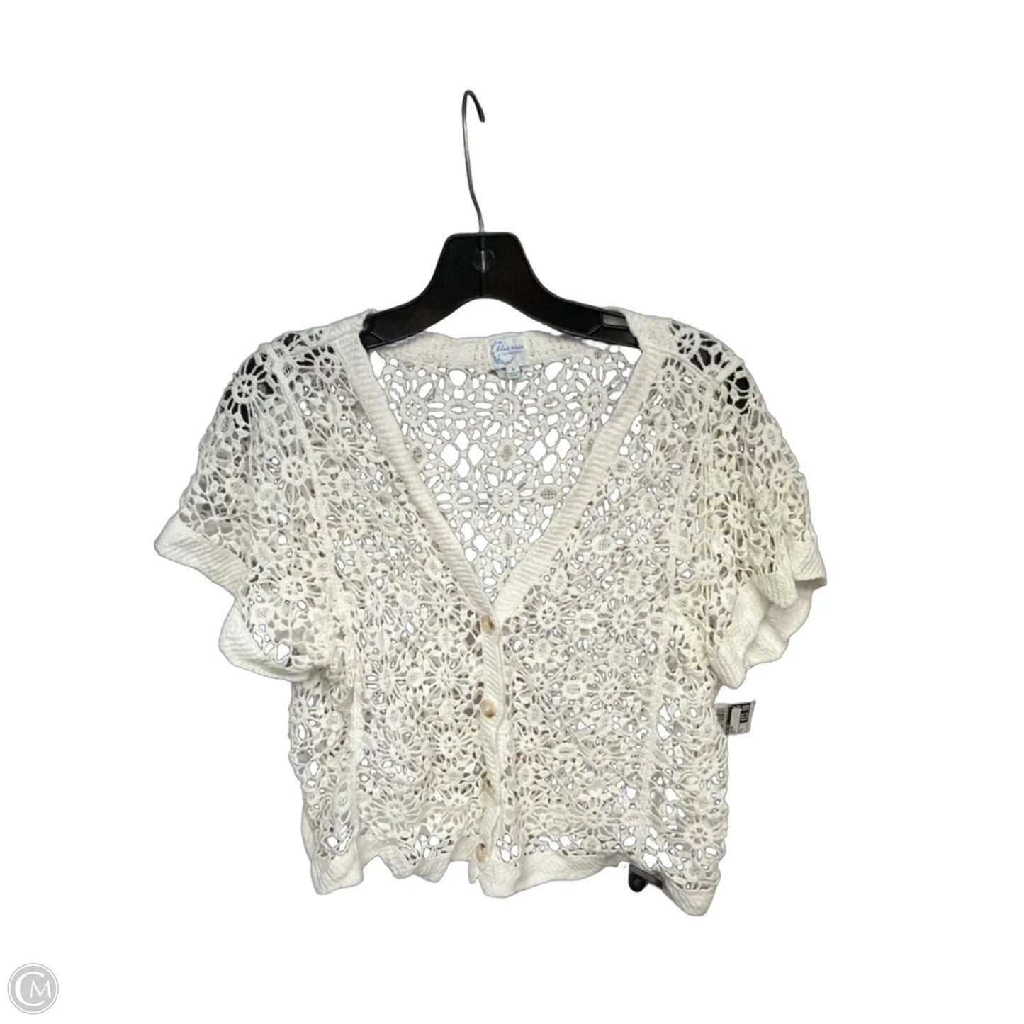 Cardigan By Blue Rain In White, Size: S