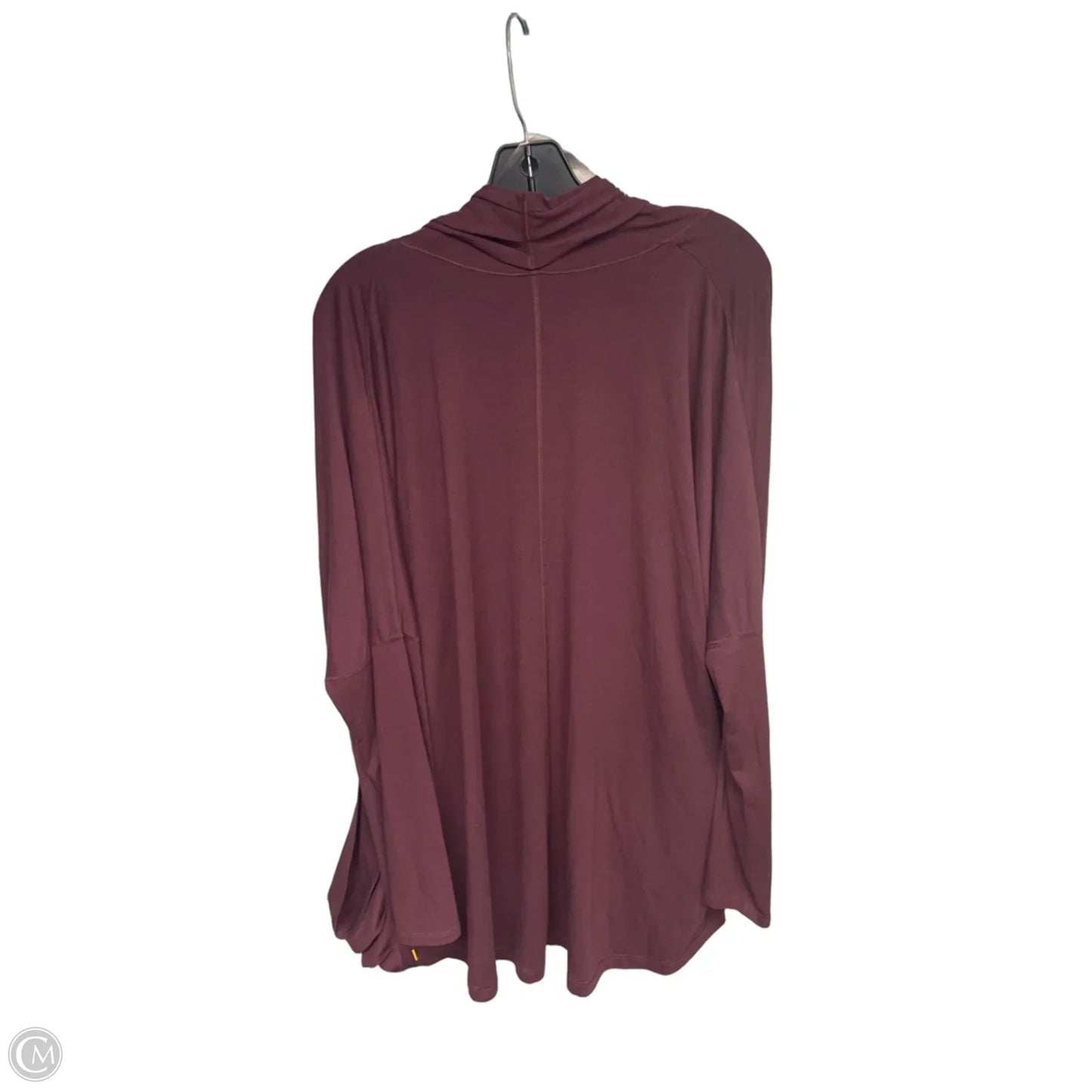 Cardigan By Lucy In Maroon, Size: 2x