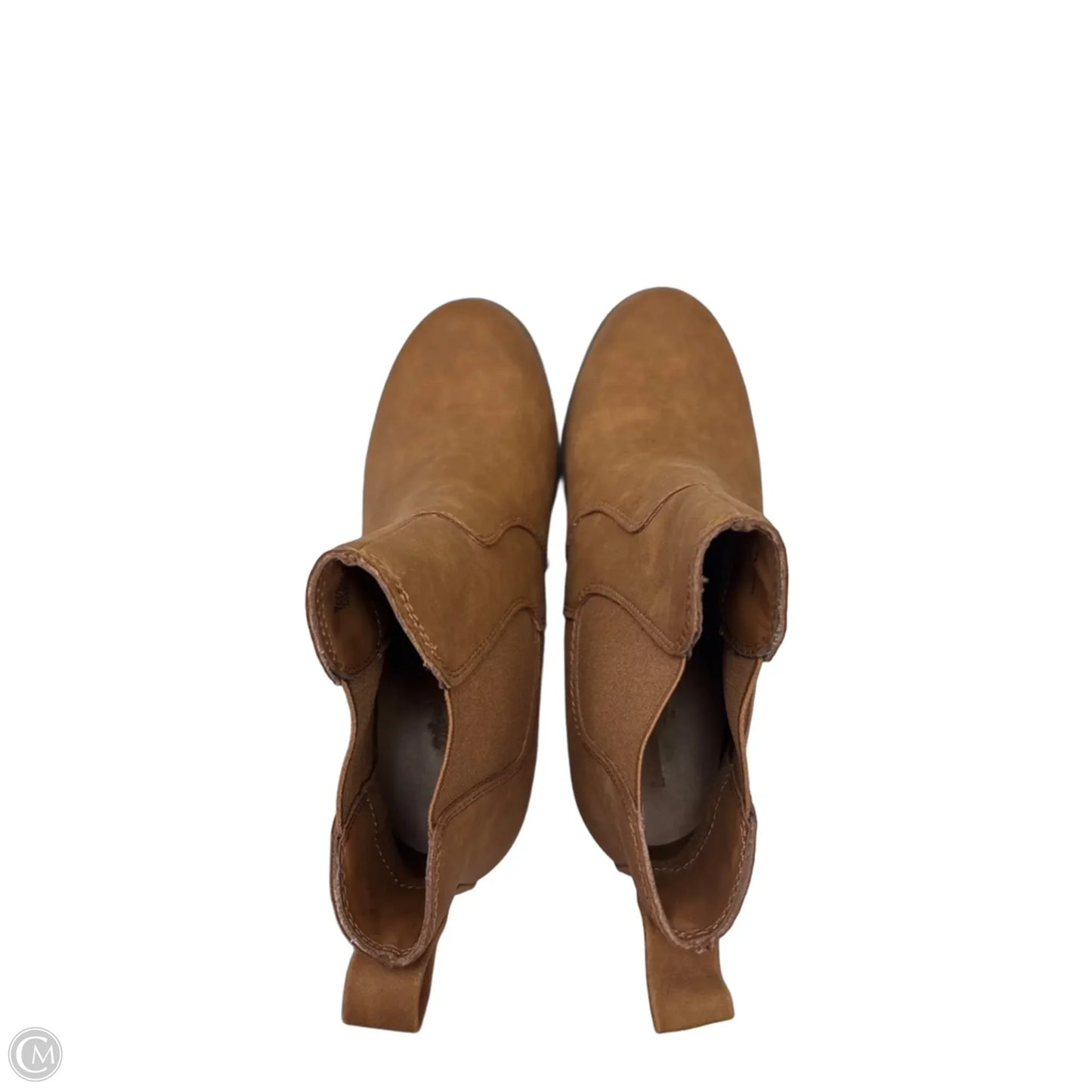 Boots Ankle Heels By Universal Thread In Brown, Size: 6