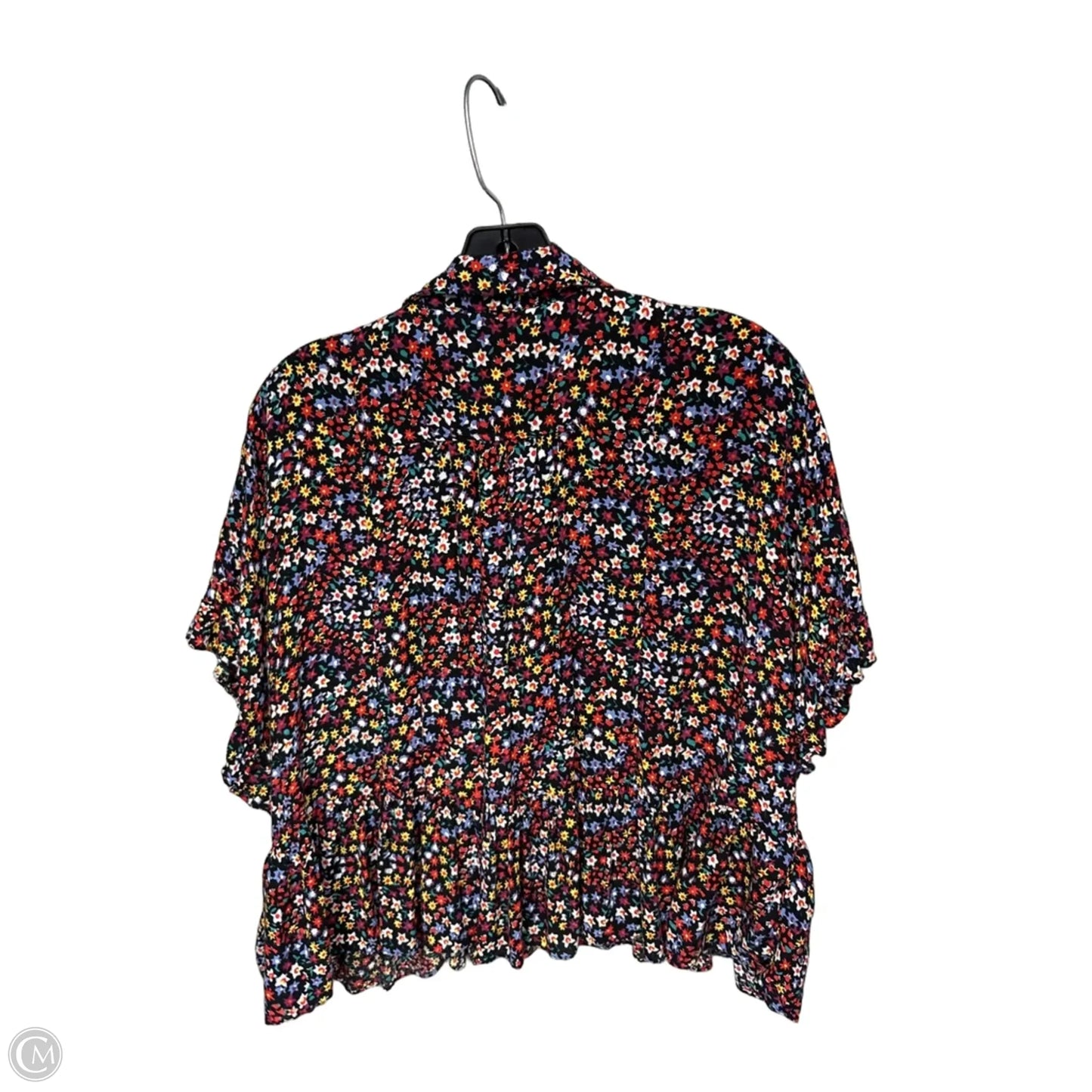 Top Short Sleeve By Maeve In Floral Print, Size: S