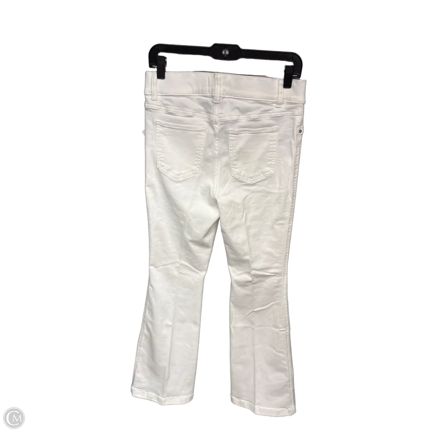 Jeans Flared By Spanx In White, Size: M