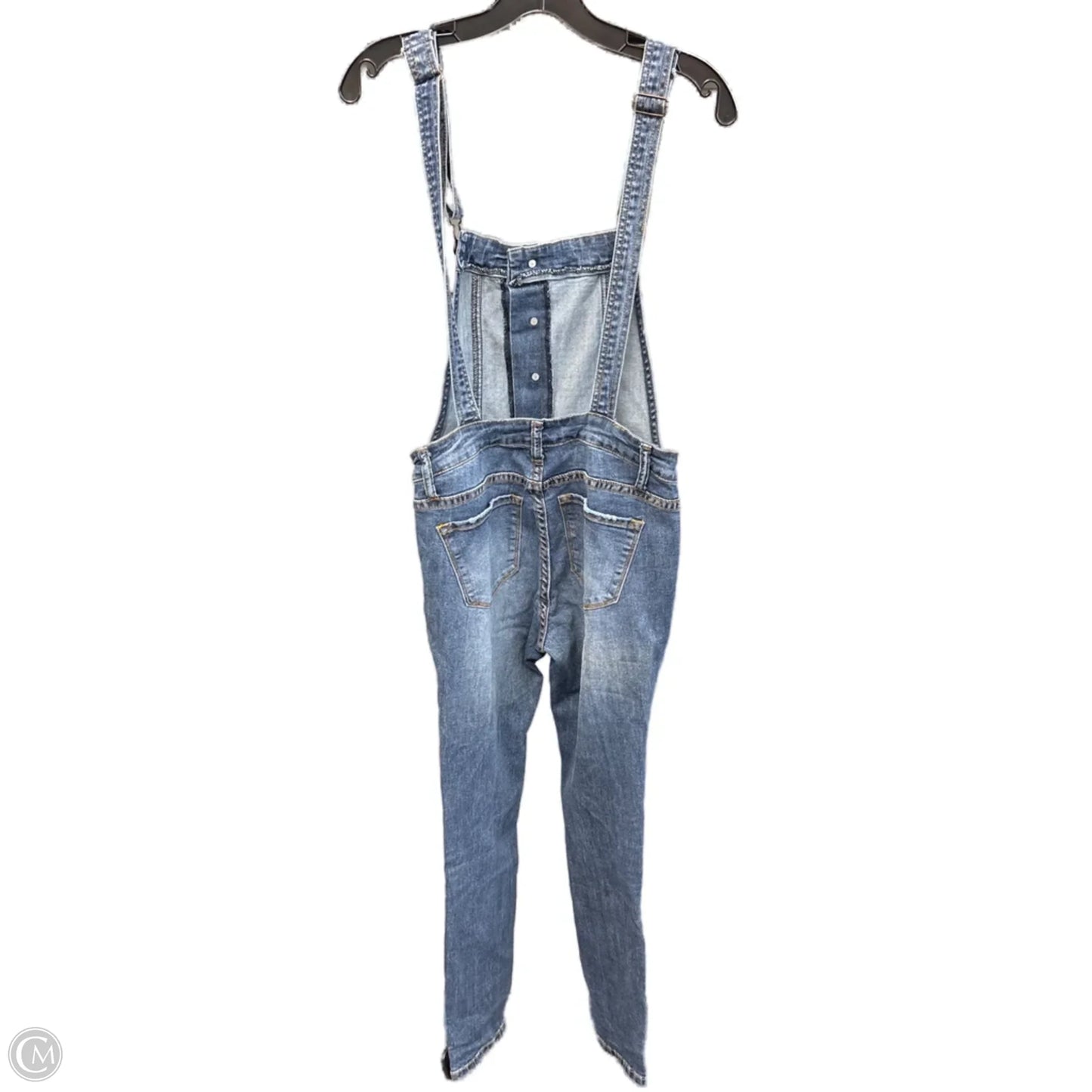 Overalls By Clothes Mentor In Blue Denim, Size: S