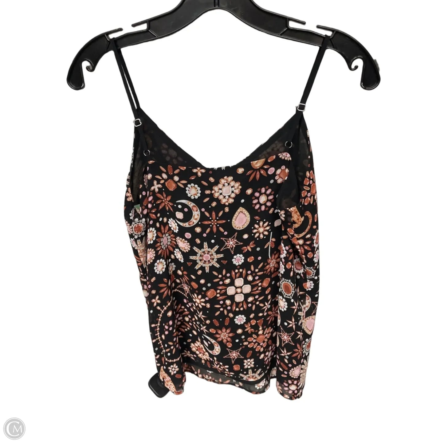Top Sleeveless By Ann Taylor In Floral Print, Size: Xsp