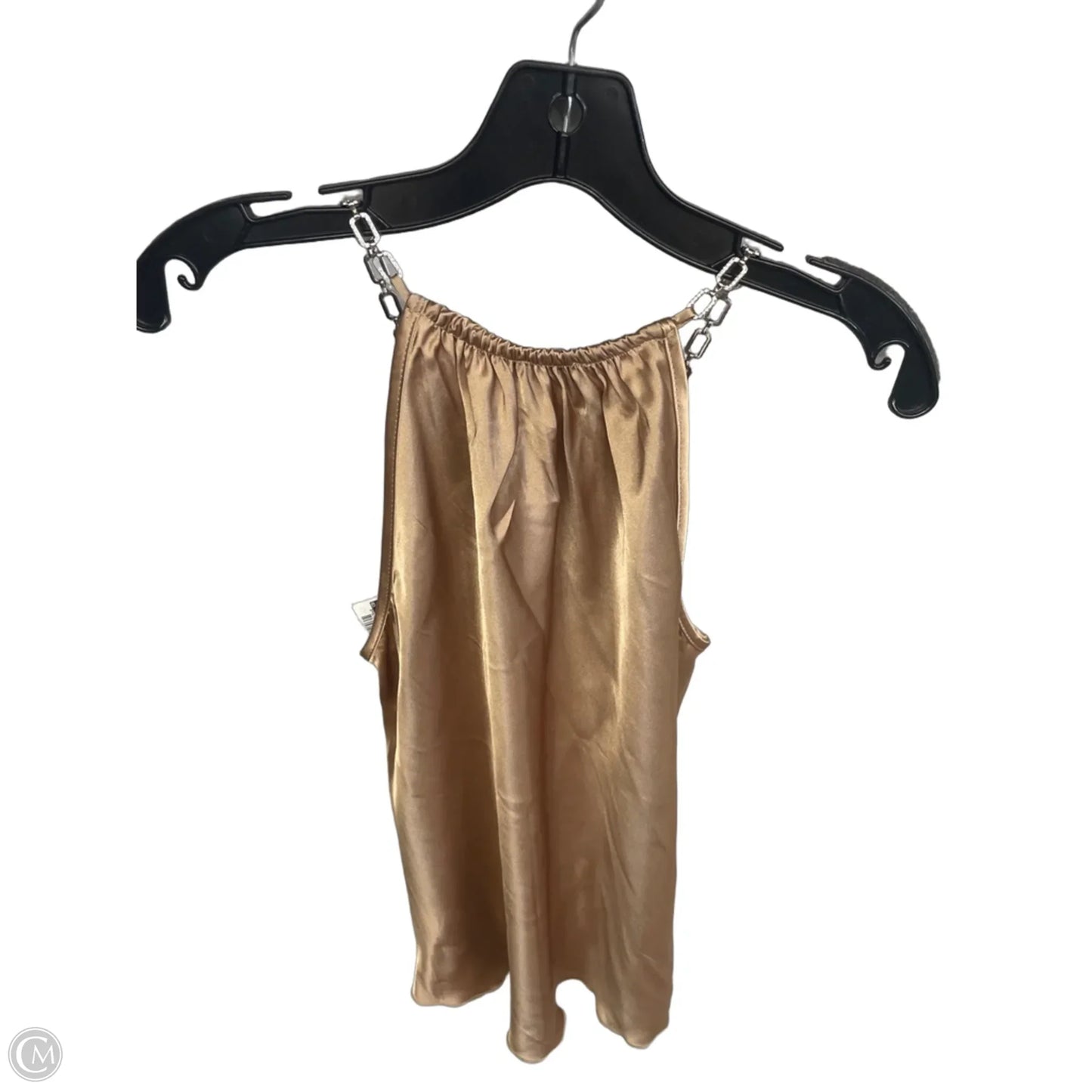 Top Sleeveless By Nicole By Nicole Miller In Gold, Size: Xs