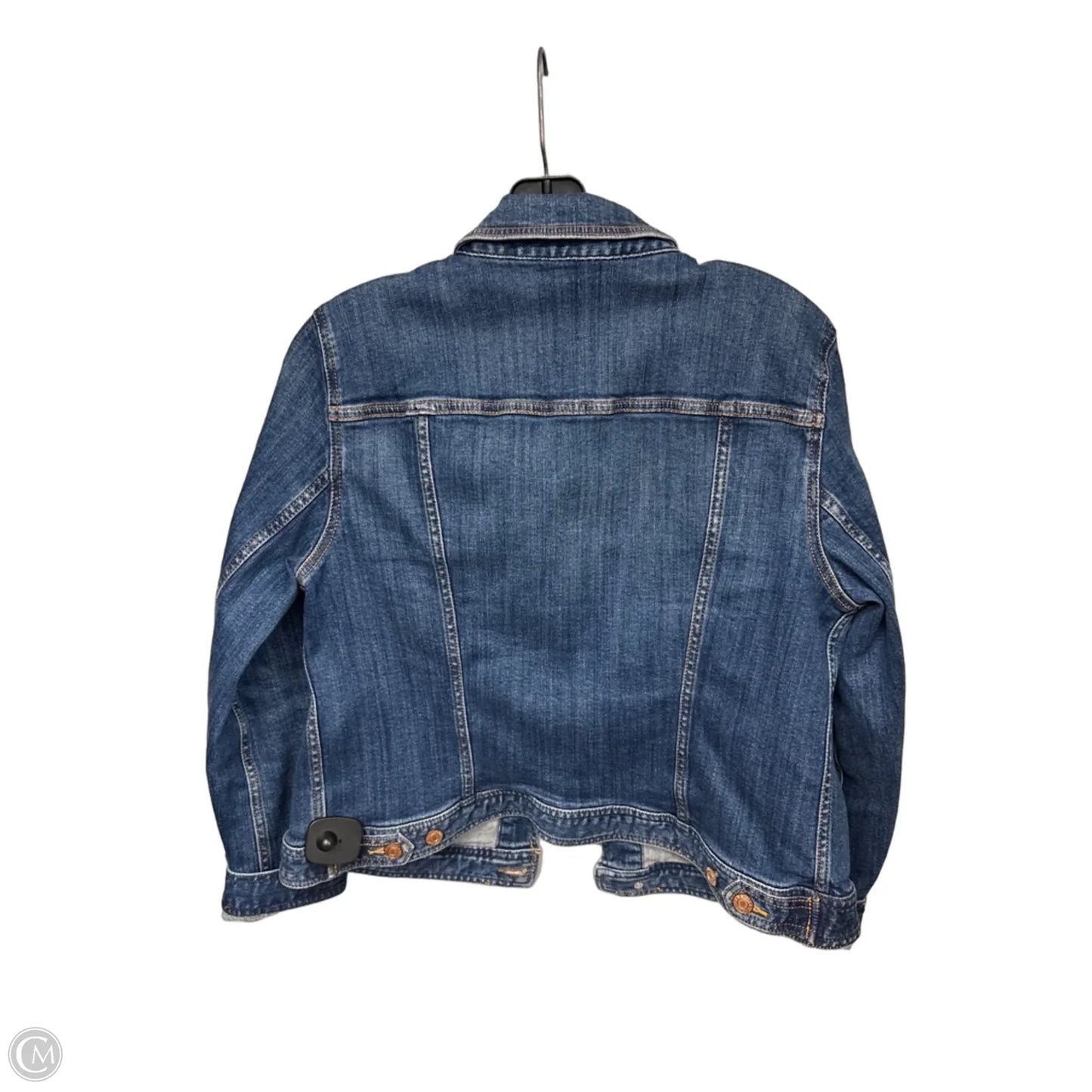Jacket Denim By Talbots In Blue Denim, Size: L