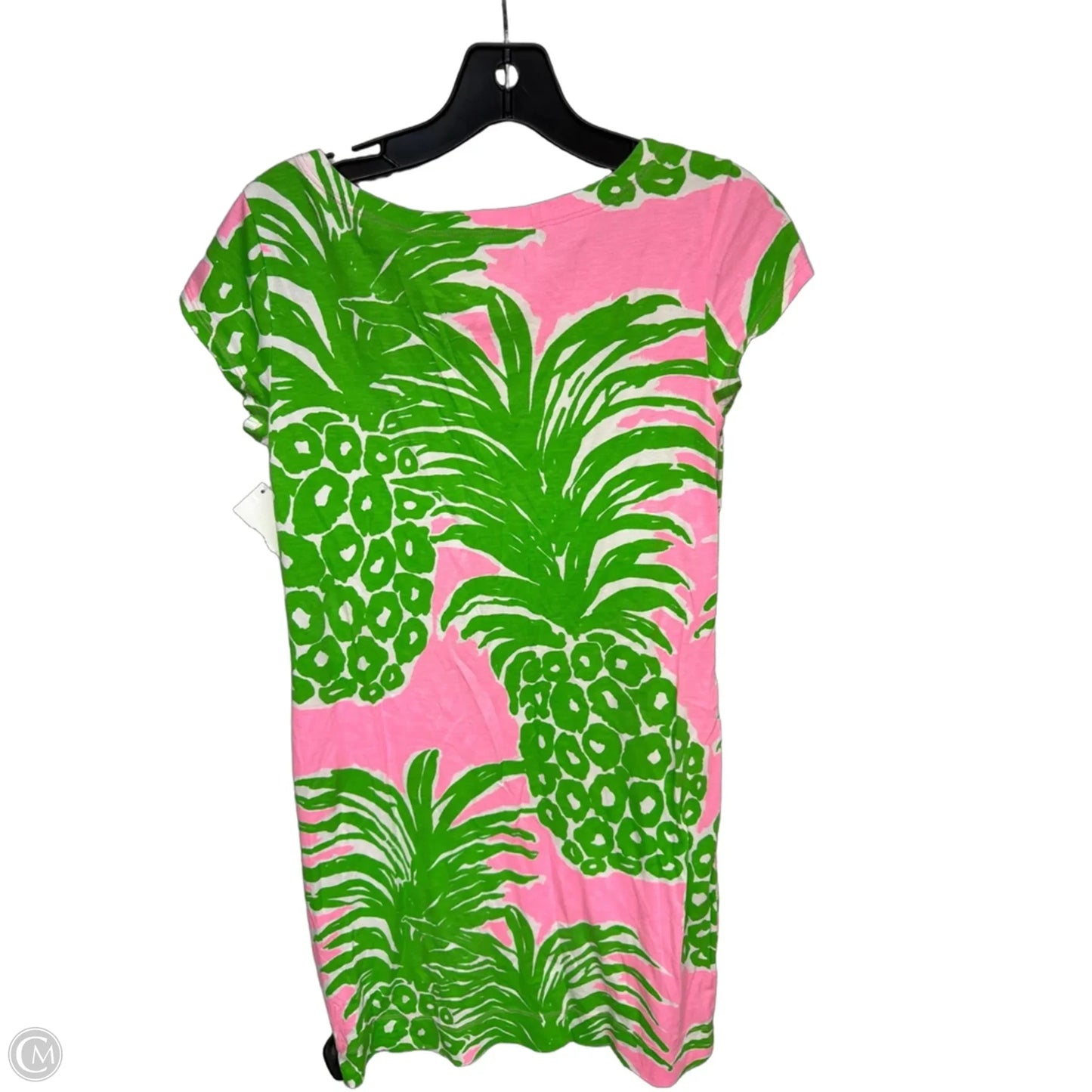 Dress Casual Short By Lilly Pulitzer In Green & Pink, Size: S