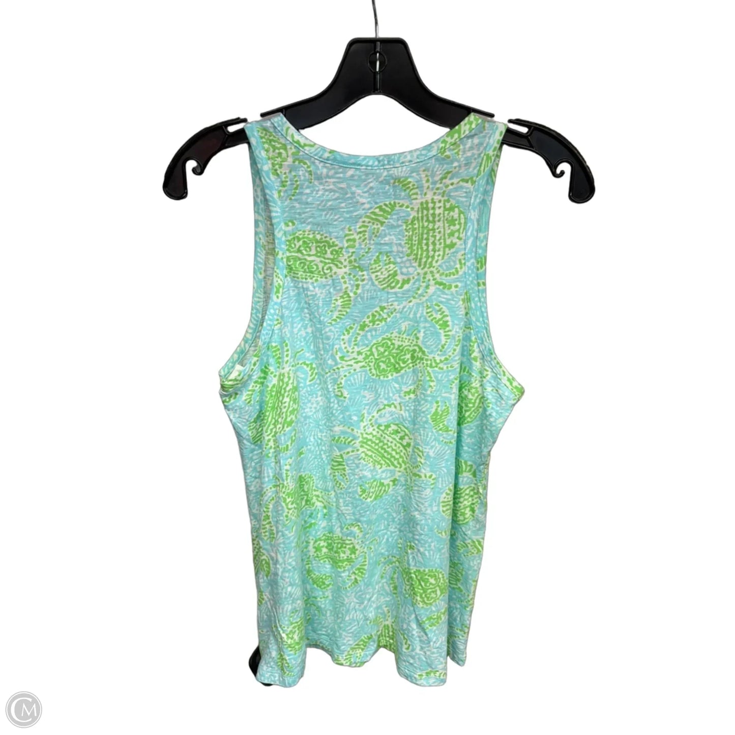 Top Sleeveless By Lilly Pulitzer In Blue & Green, Size: S