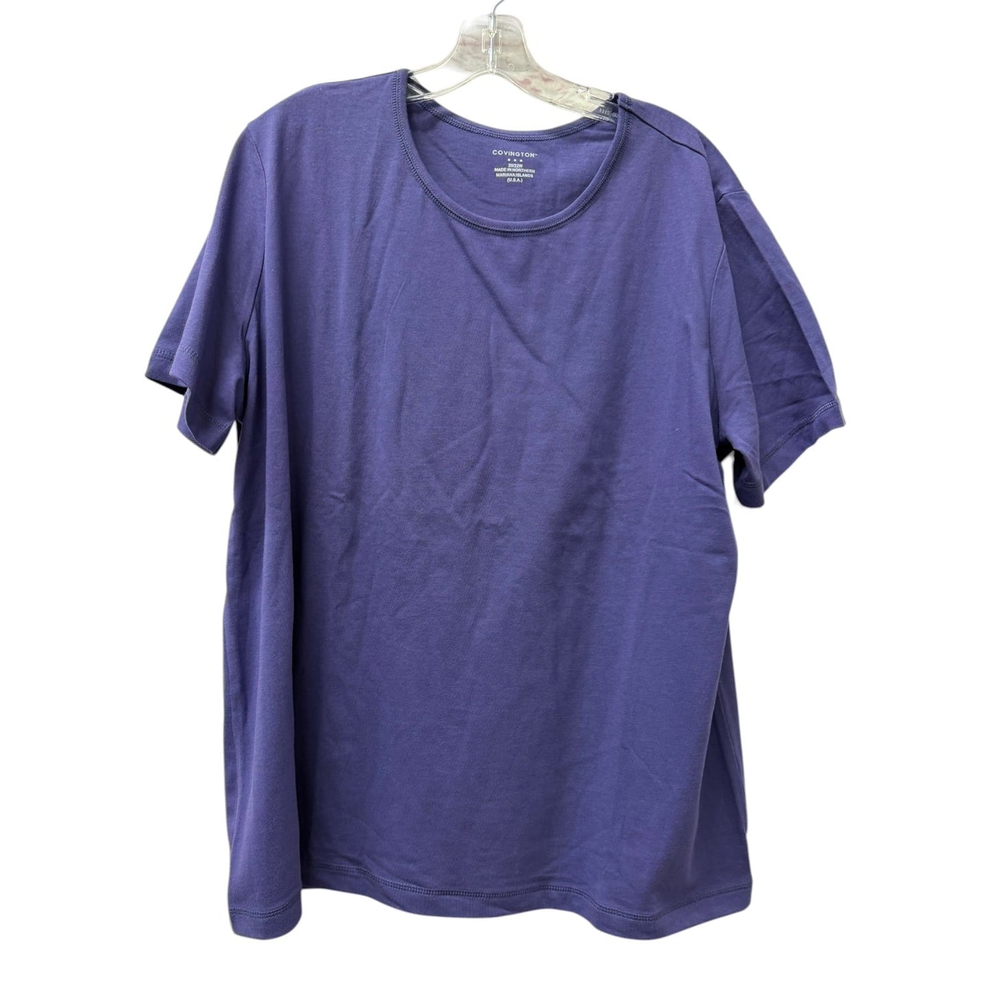 Top Ss By Covington In Purple, Size:2X