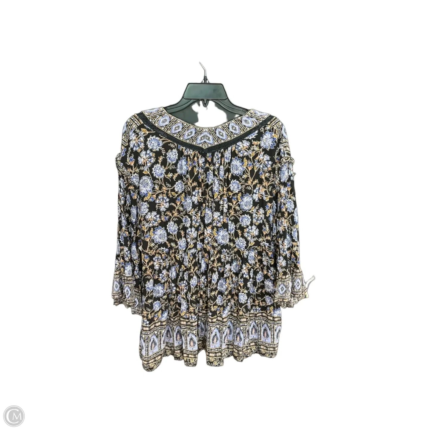 Top Long Sleeve By Free People In Blue, Size: M