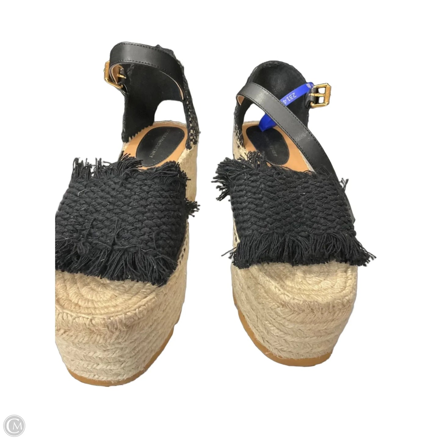 Sandals Luxury Designer By Stella Mccartney In Black, Size: 9