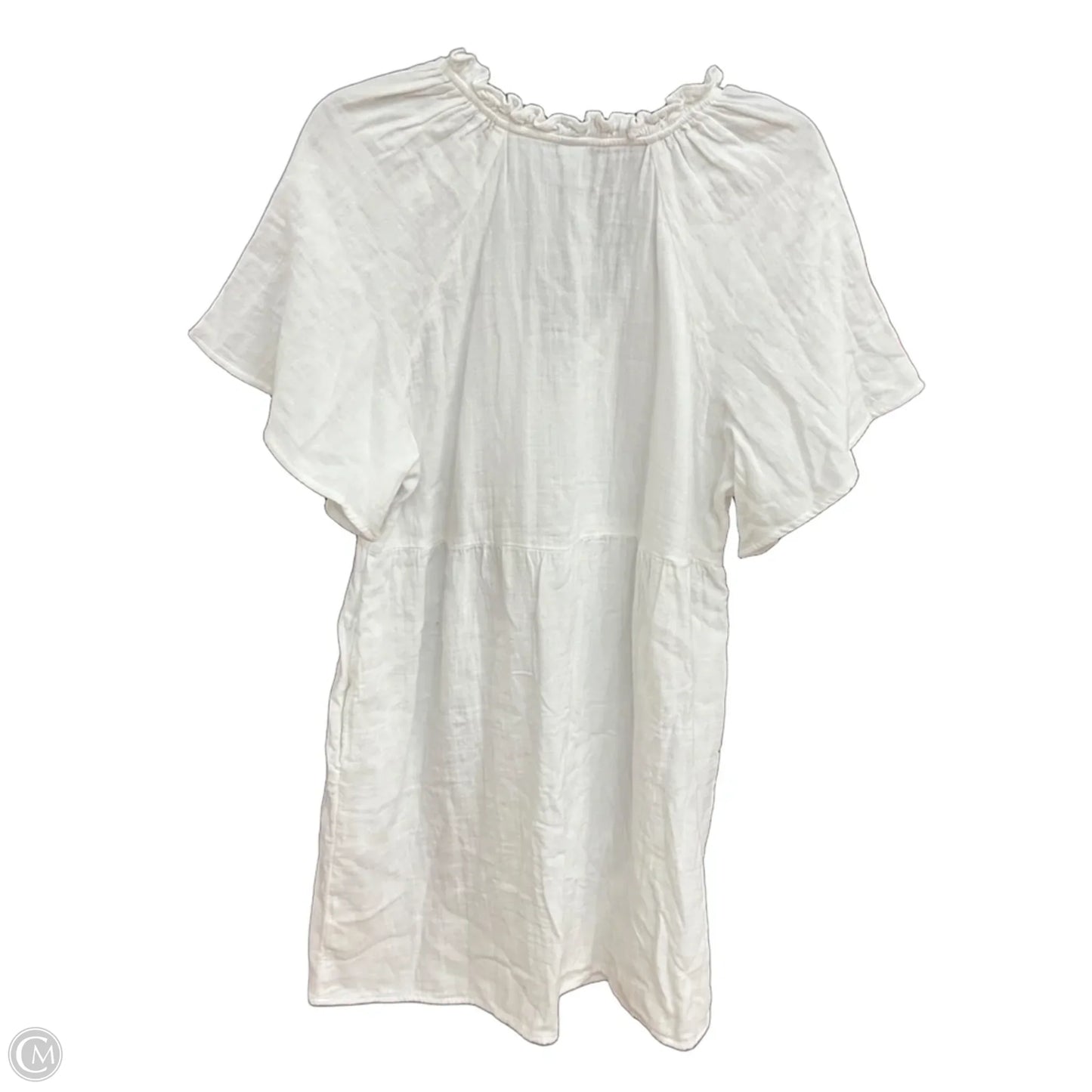 Dress Casual Midi By Old Navy In White, Size: L