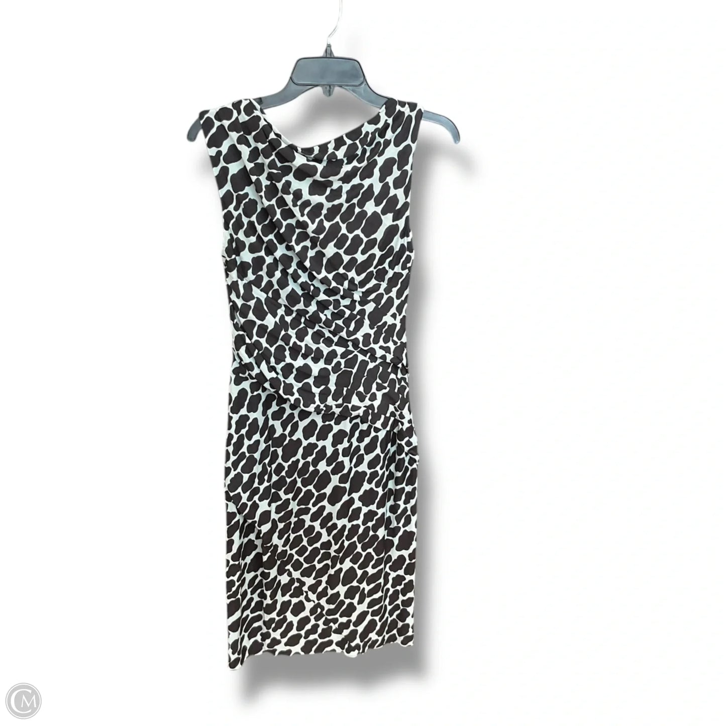 Dress Designer By Diane Von Furstenberg In Black & Blue, Size: M