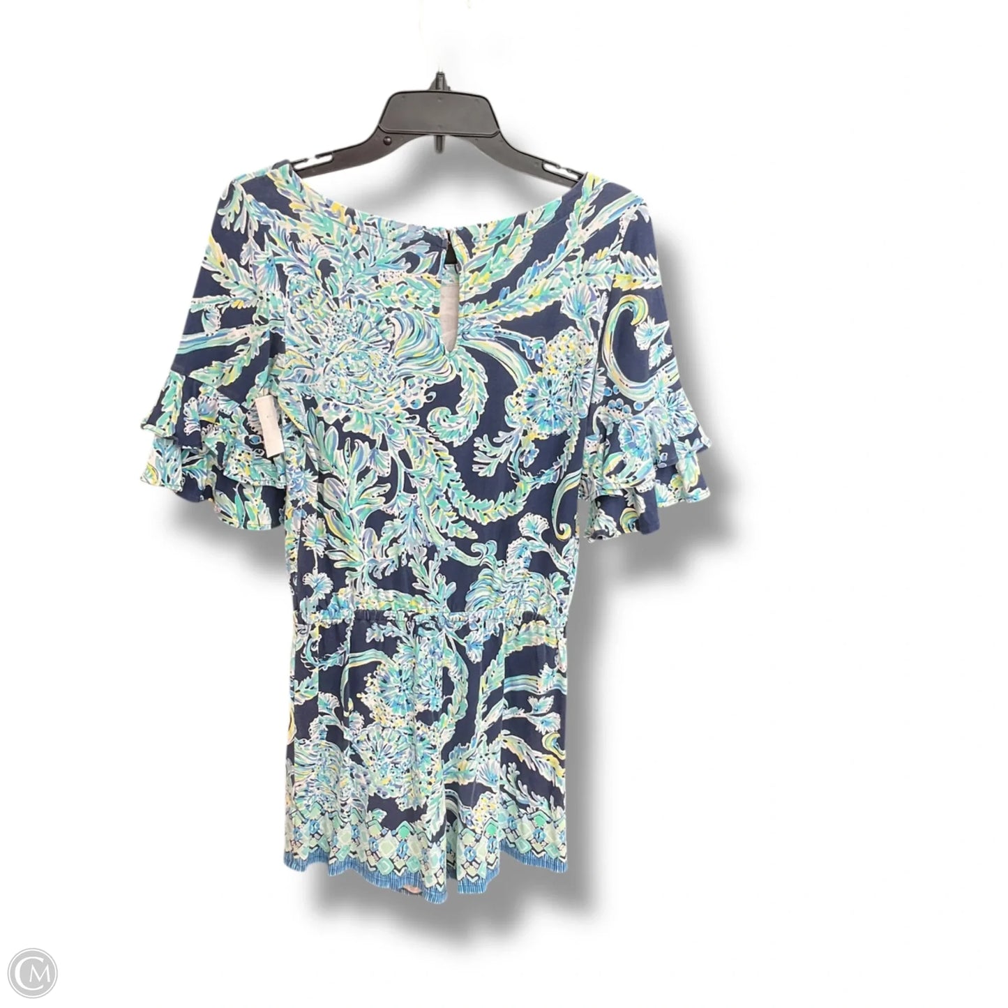 Romper Designer By Lilly Pulitzer In Blue, Size: S