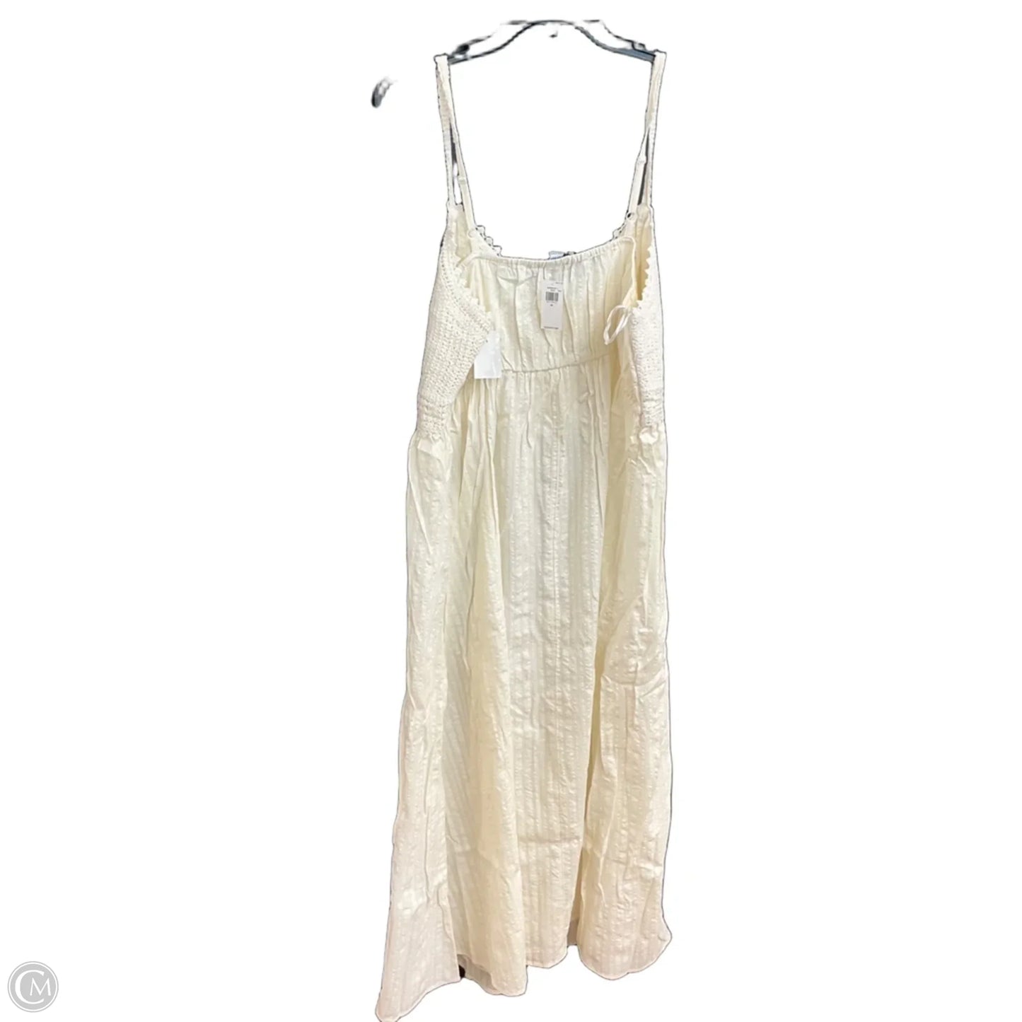 Dress Casual Maxi By Old Navy In White, Size: 2x