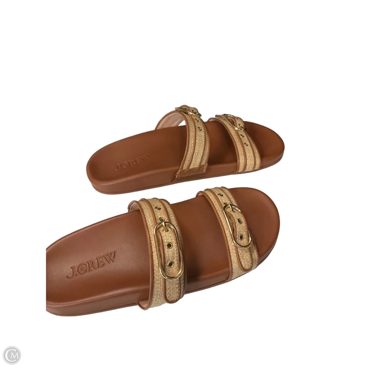 Sandals Flip Flops By J. Crew In Brown, Size: 8