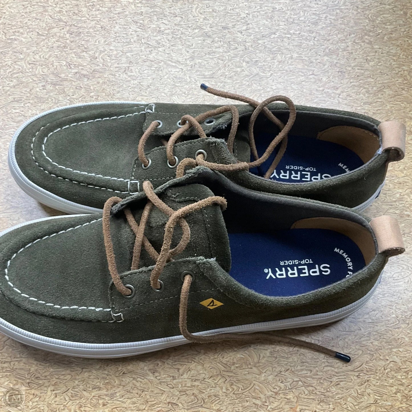 Shoes Athletic By Sperry In Green, Size: 9