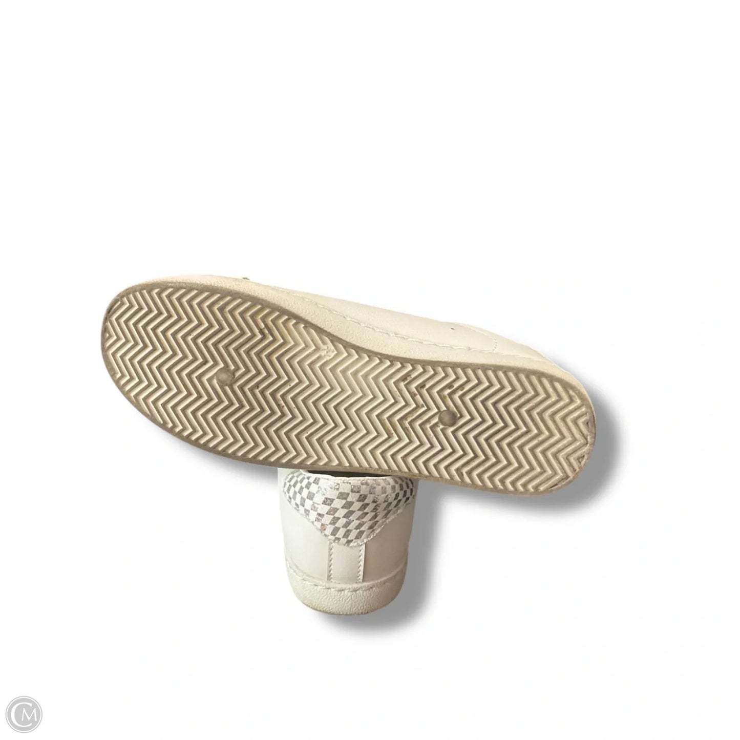 Shoes Sneakers By Vintage Havana In Silver & White, Size: 8