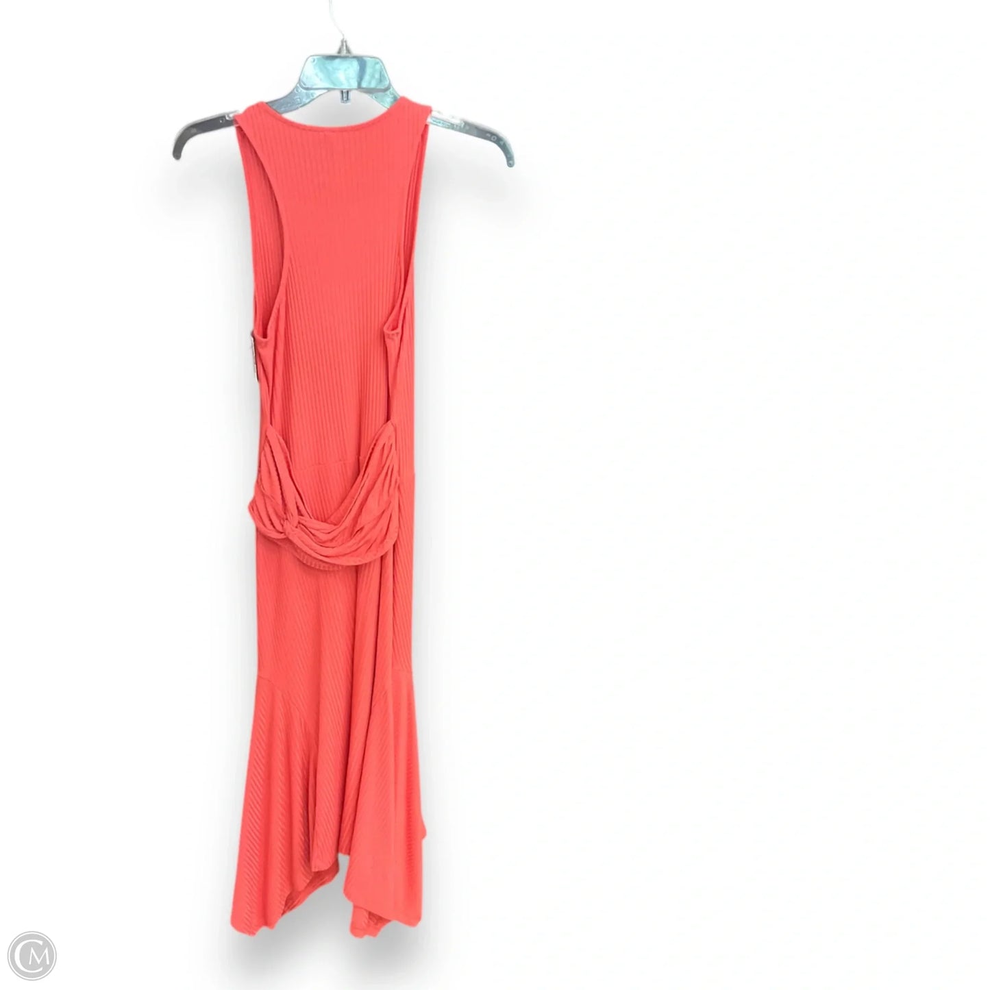 Dress Casual Midi By Anthropologie In Coral, Size: S