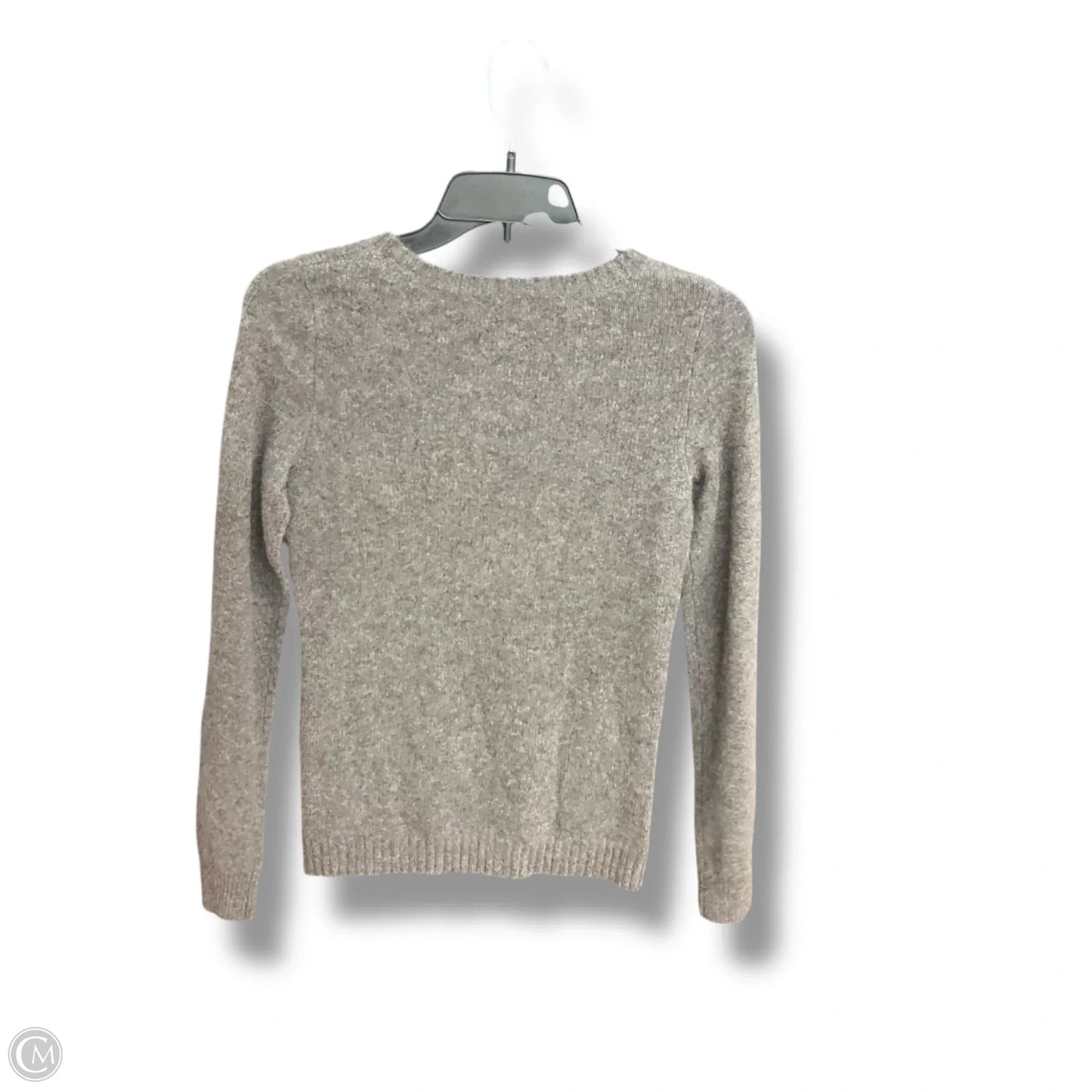 Sweater Cashmere By Saks Fifth Avenue In Grey, Size: Xs