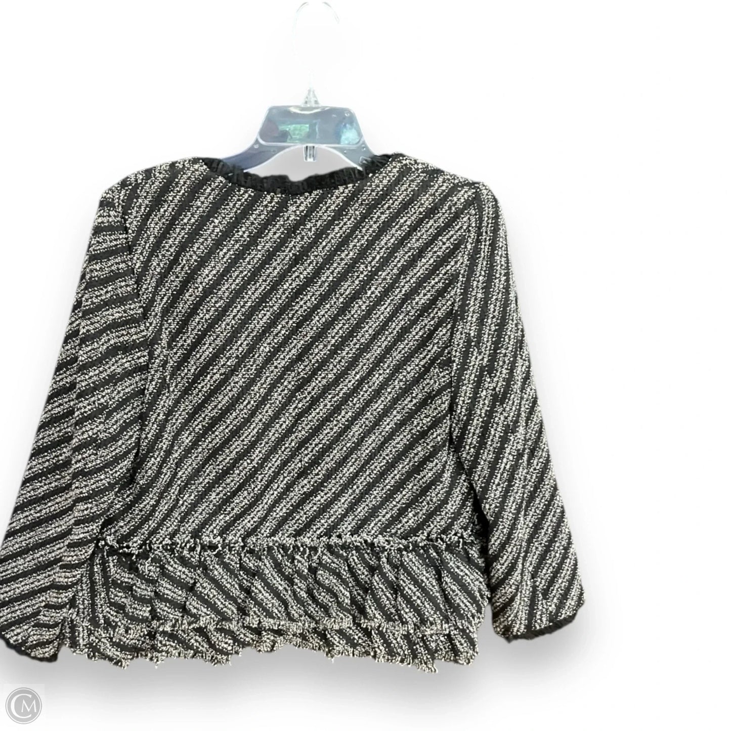 Blazer By Ann Taylor In Black & White, Size: M