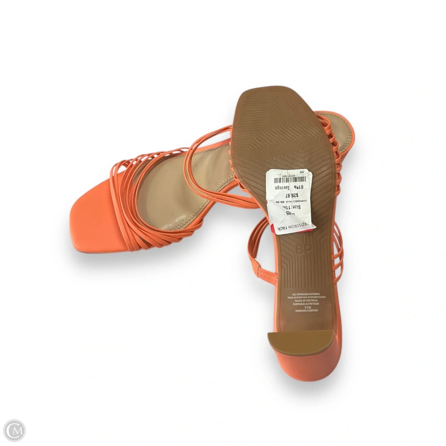 Shoes Heels Block By Bp In Coral, Size: 11