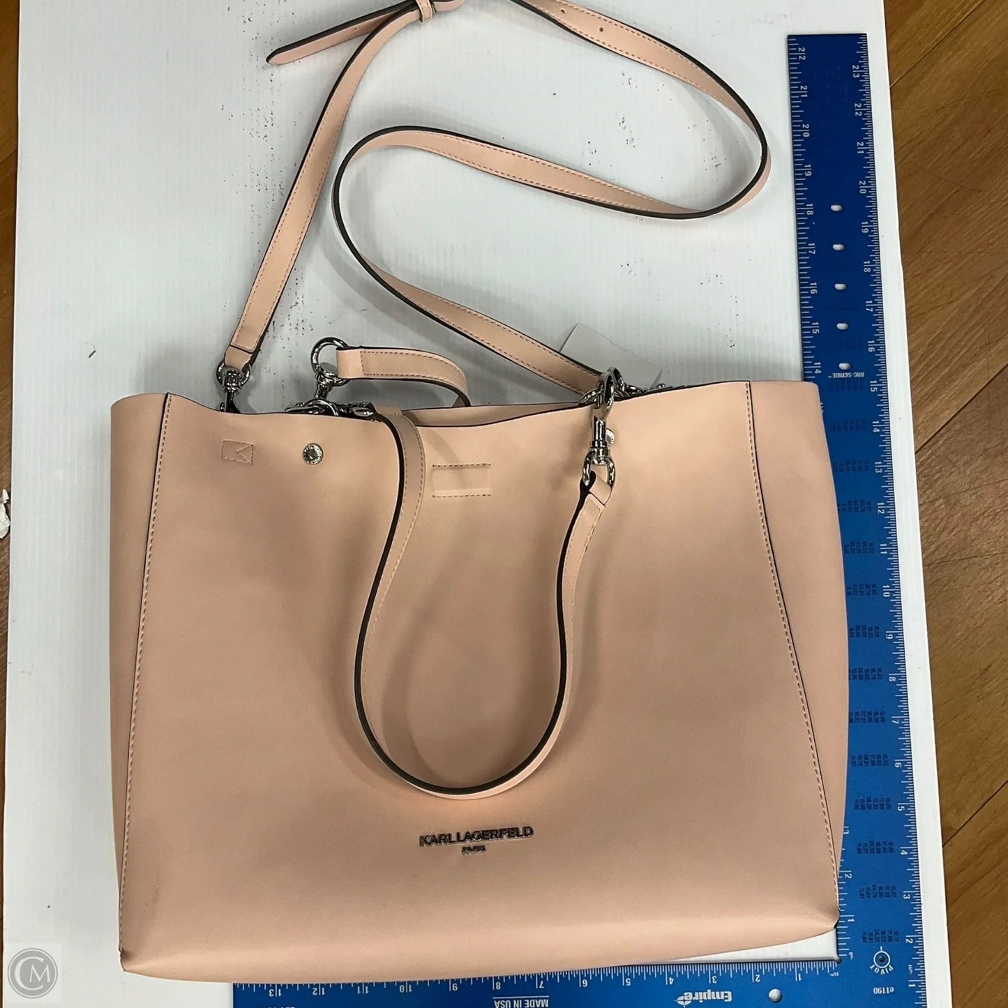 Tote Designer By Karl Lagerfeld, Size: Large