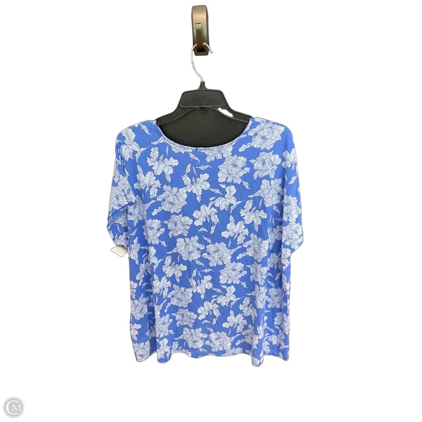 Top Short Sleeve By J. Jill In Blue, Size: Xl