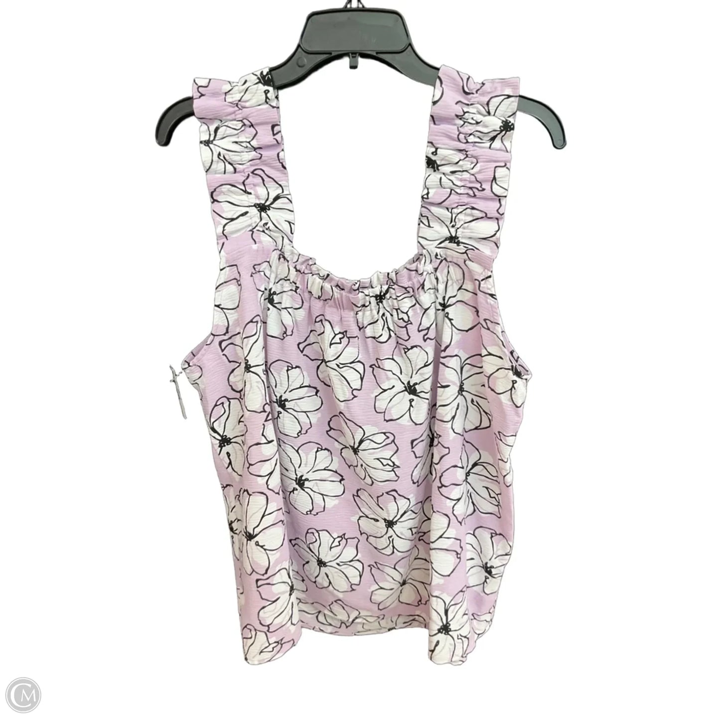Top Sleeveless By Cato In Purple, Size: Xl
