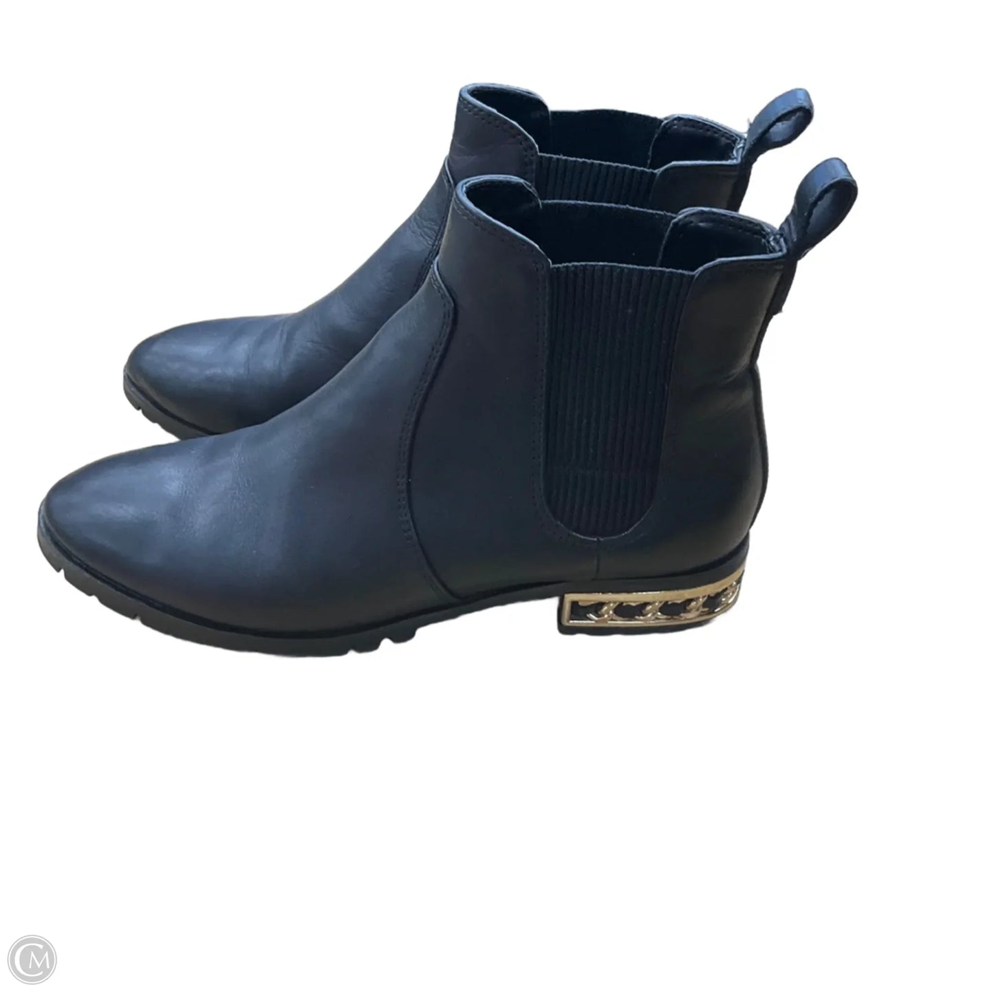 Boots Designer By Karl Lagerfeld In Black, Size: 7.5