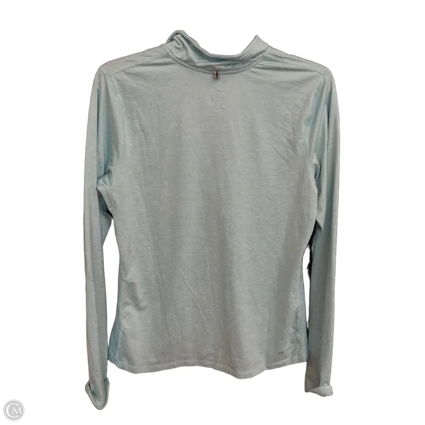 Athletic Top Long Sleeve Crewneck By Nike In Blue, Size: M