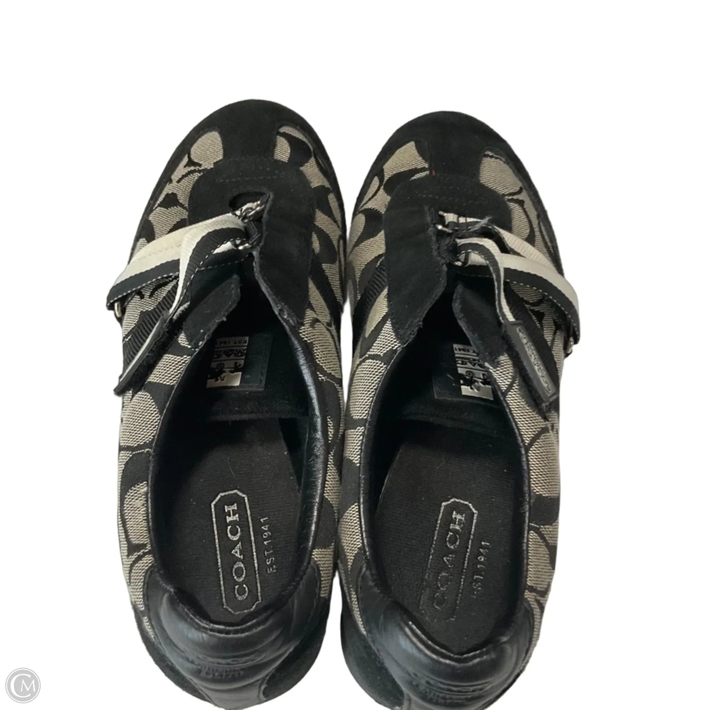 Shoes Designer By Coach In Black, Size: 8