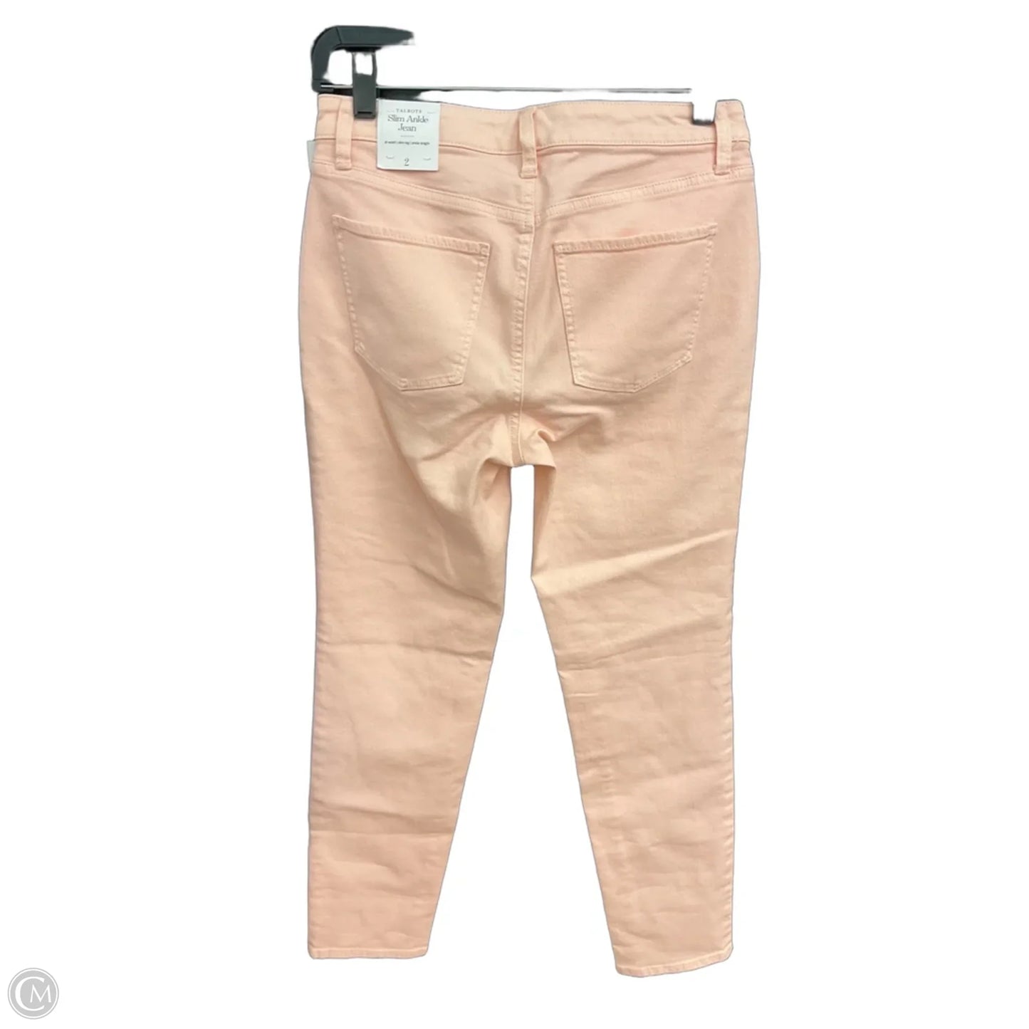 Jeans Straight By Talbots In Pink, Size: 2