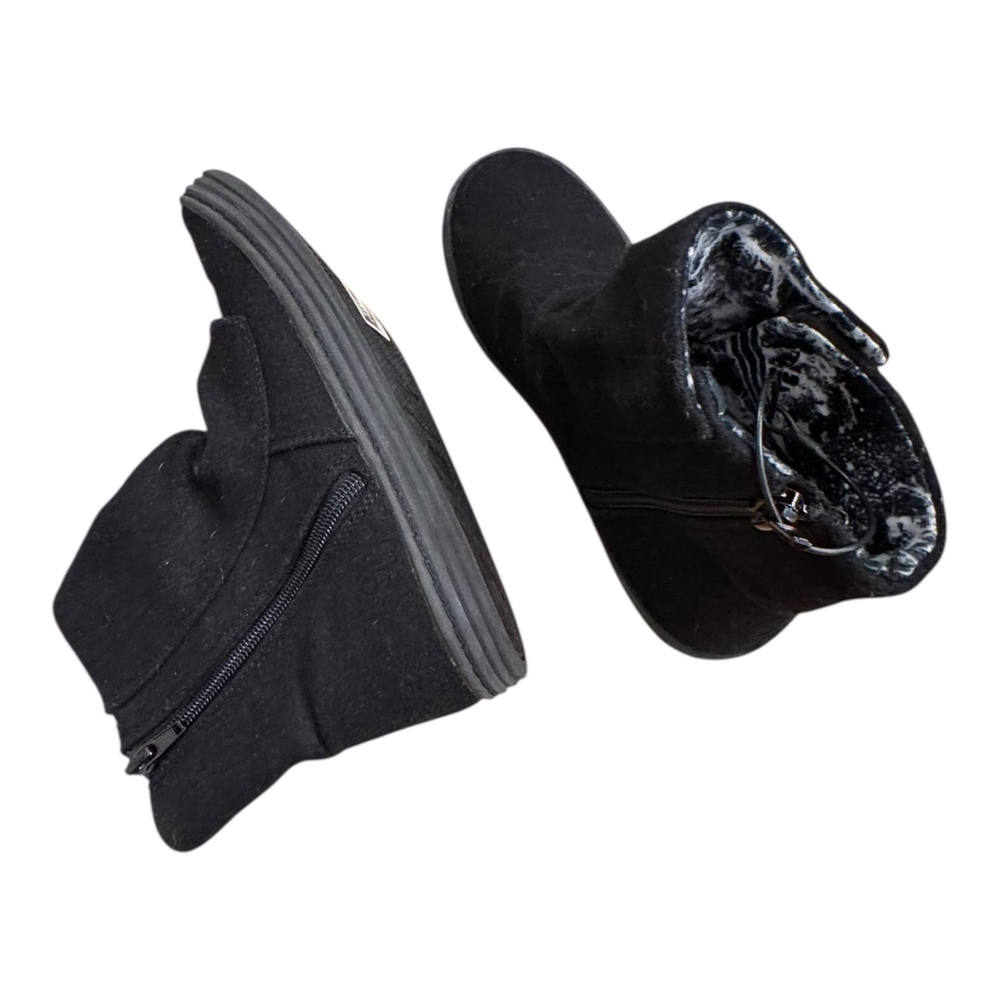 Boots Ankle Flats By Blowfish In Black, Size:7.5