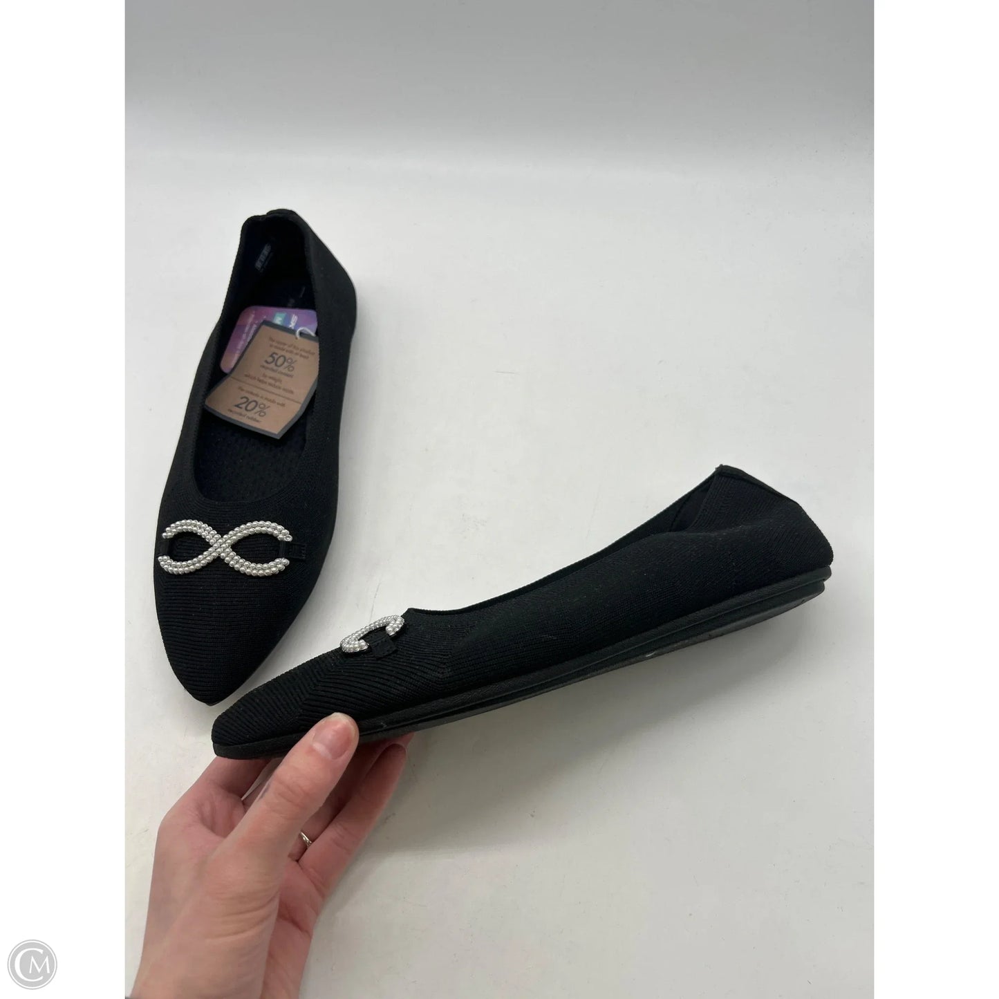 Shoes Flats By Skechers In Black, Size: 9.5