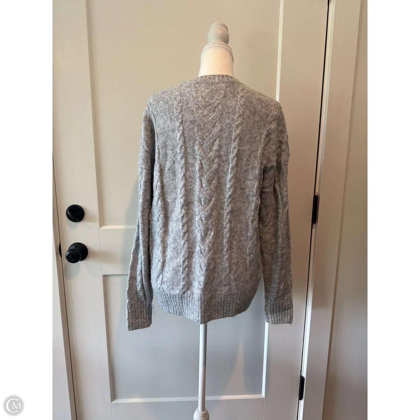 Sweater By Loft In Grey, Size: M