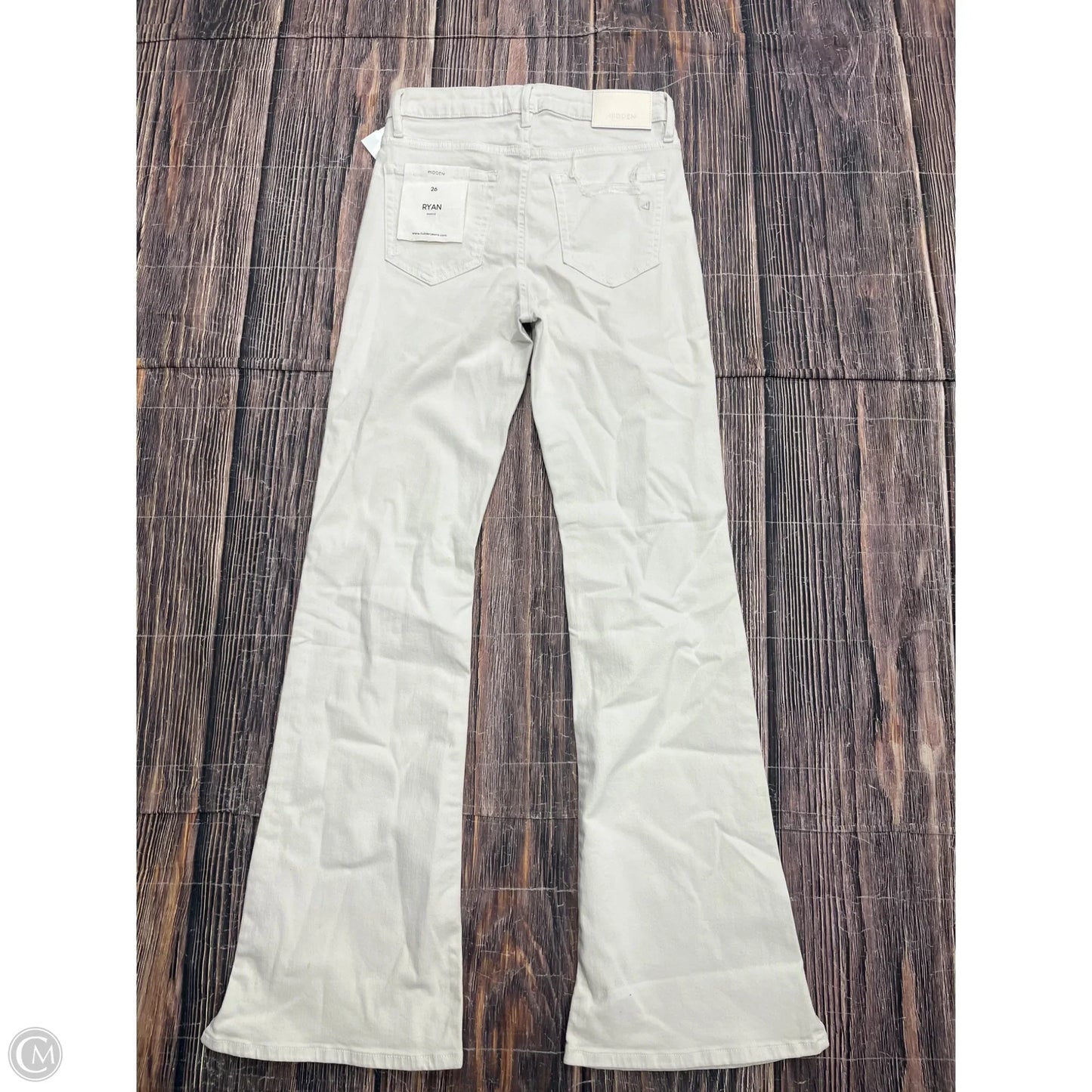 Jeans Boot Cut By Hidden In White Denim, Size: 2