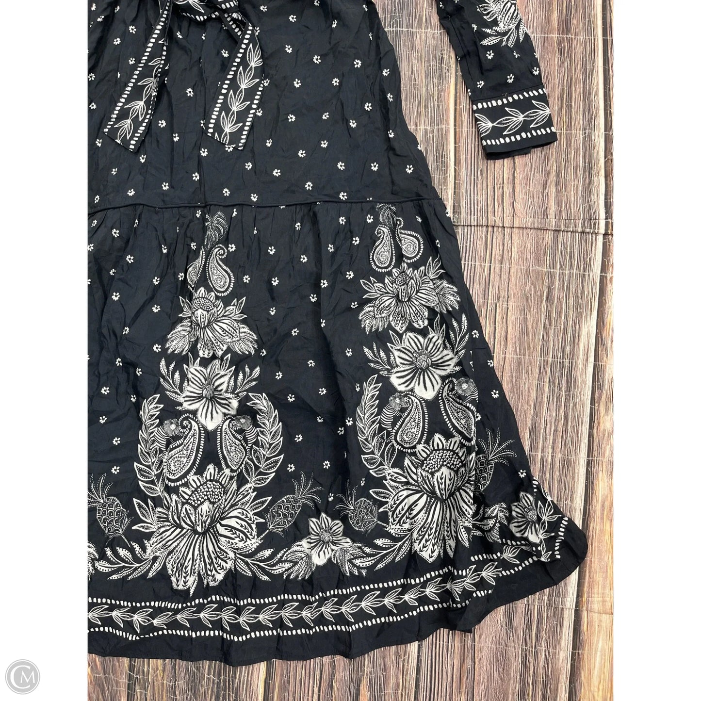 Dress Casual Maxi By Farm Rio In Black, Size: S