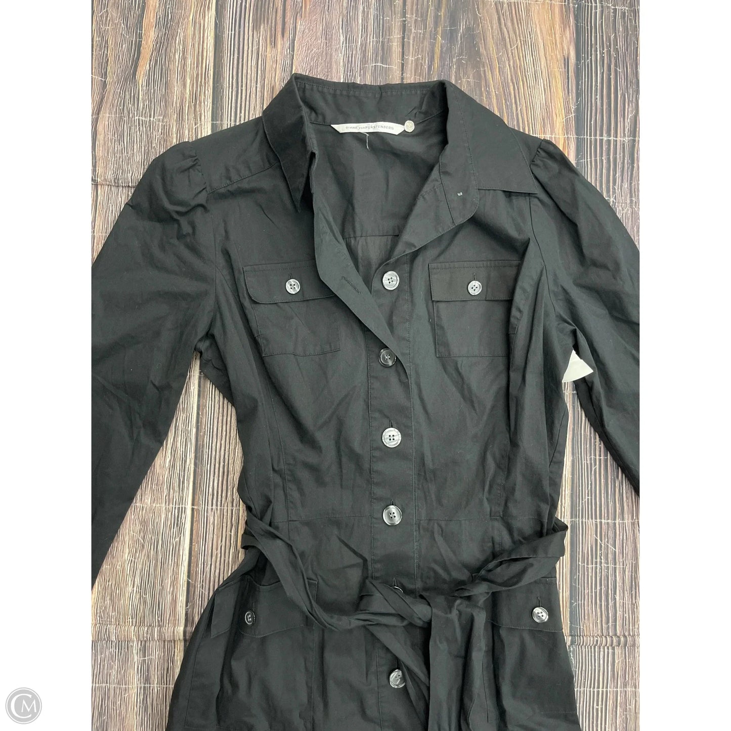 Dress Designer By Diane Von Furstenberg In Black, Size: S