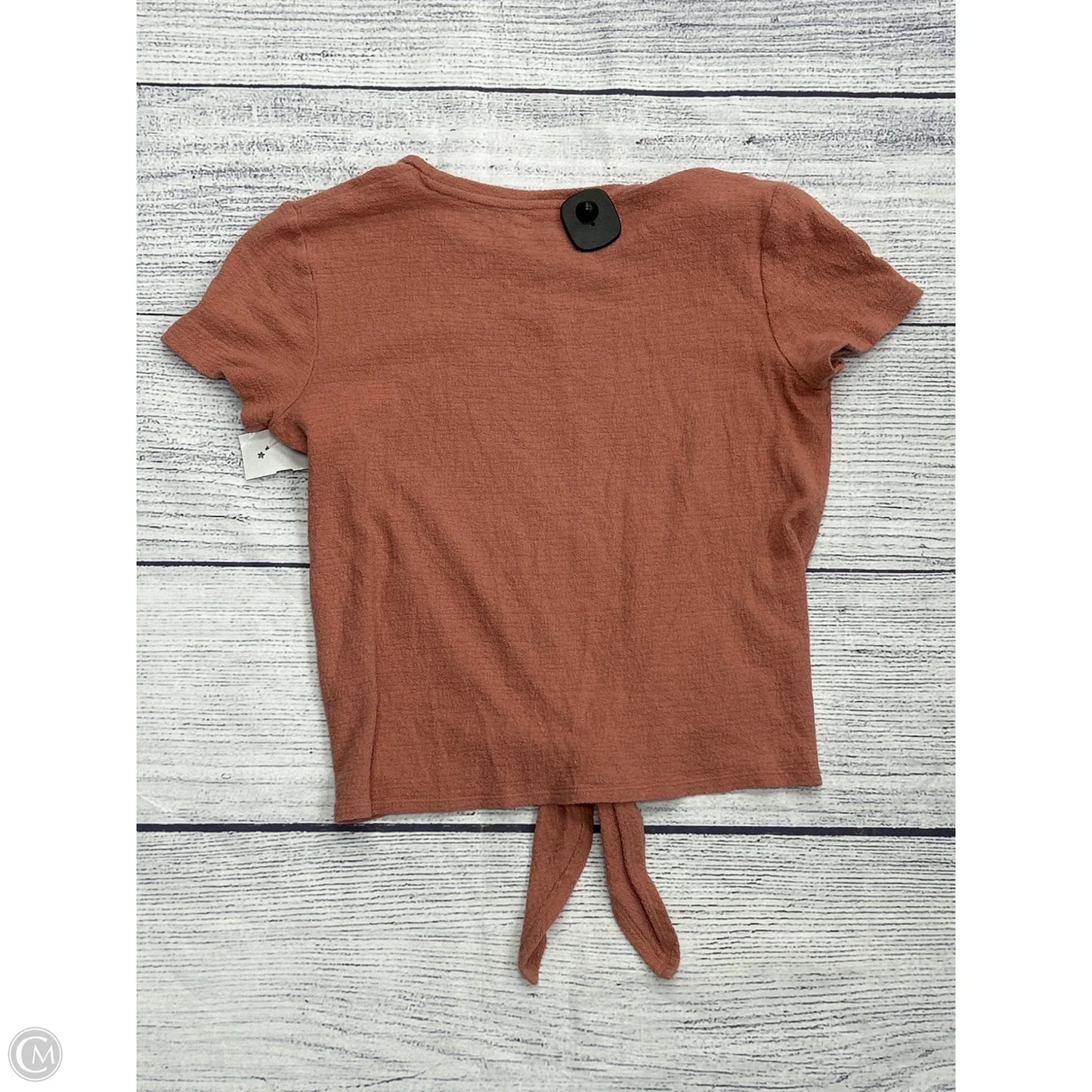 Top Short Sleeve By Madewell In Orange, Size: Xs